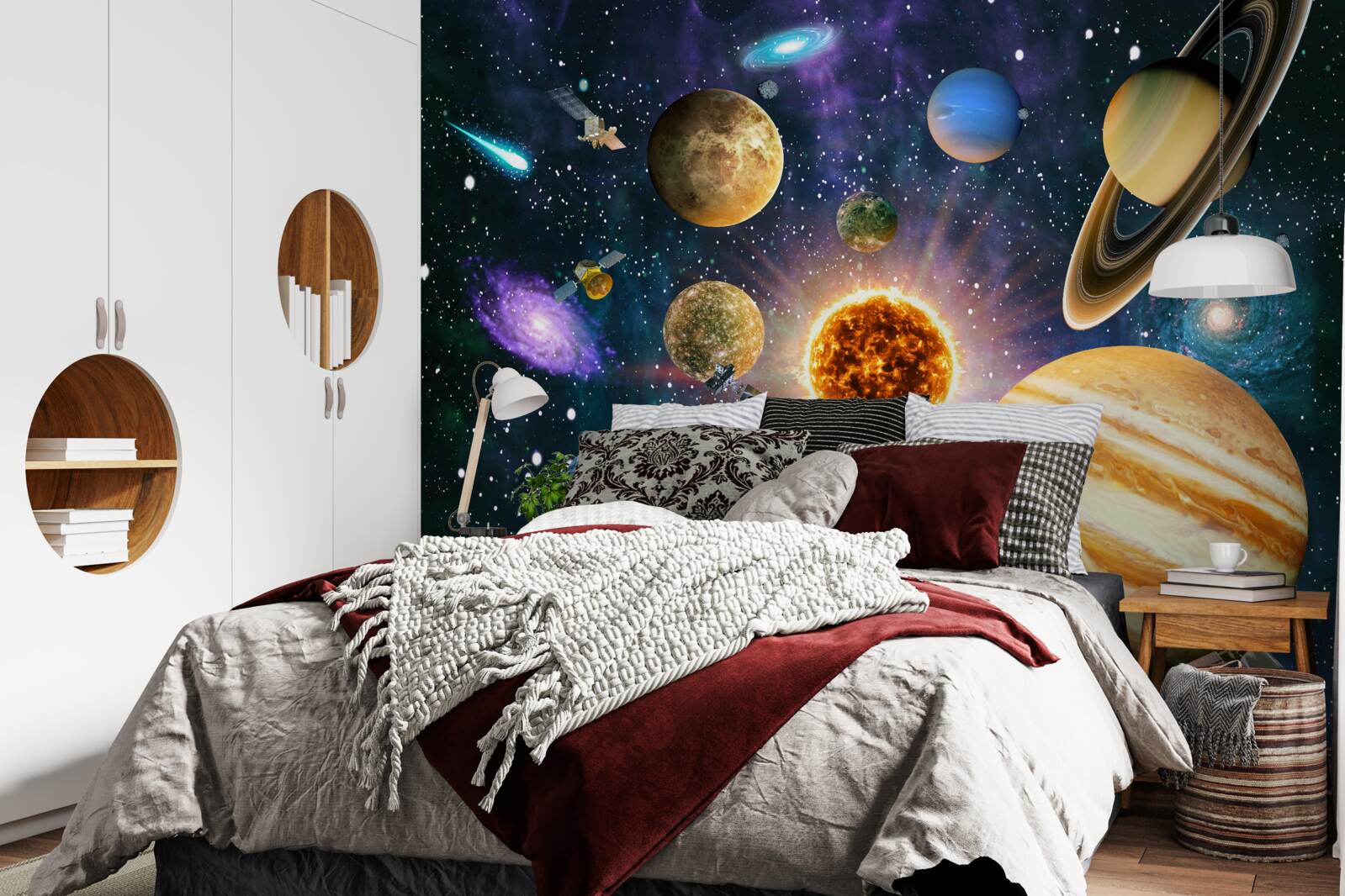 Fototapeta tvary a odtiene planét sú rôznorodé