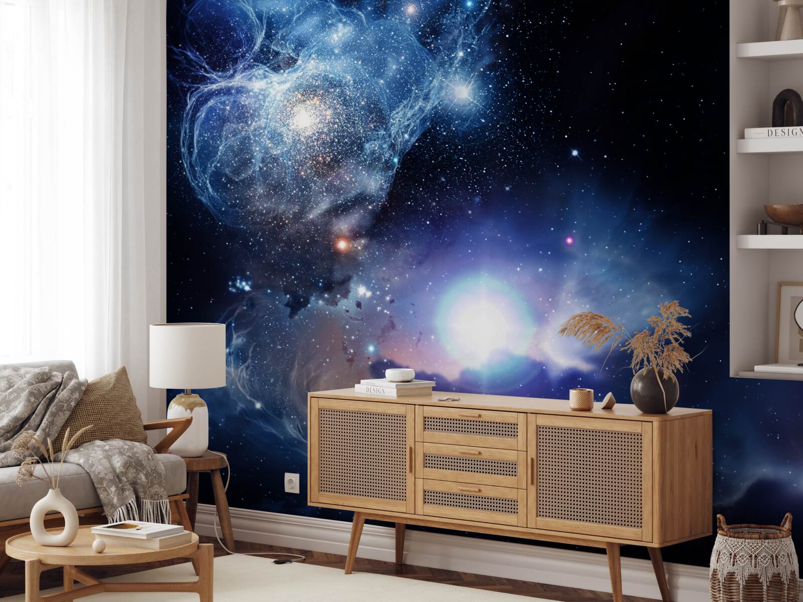 Fototapeta hypnotizujúci svetlý nebeský priestor