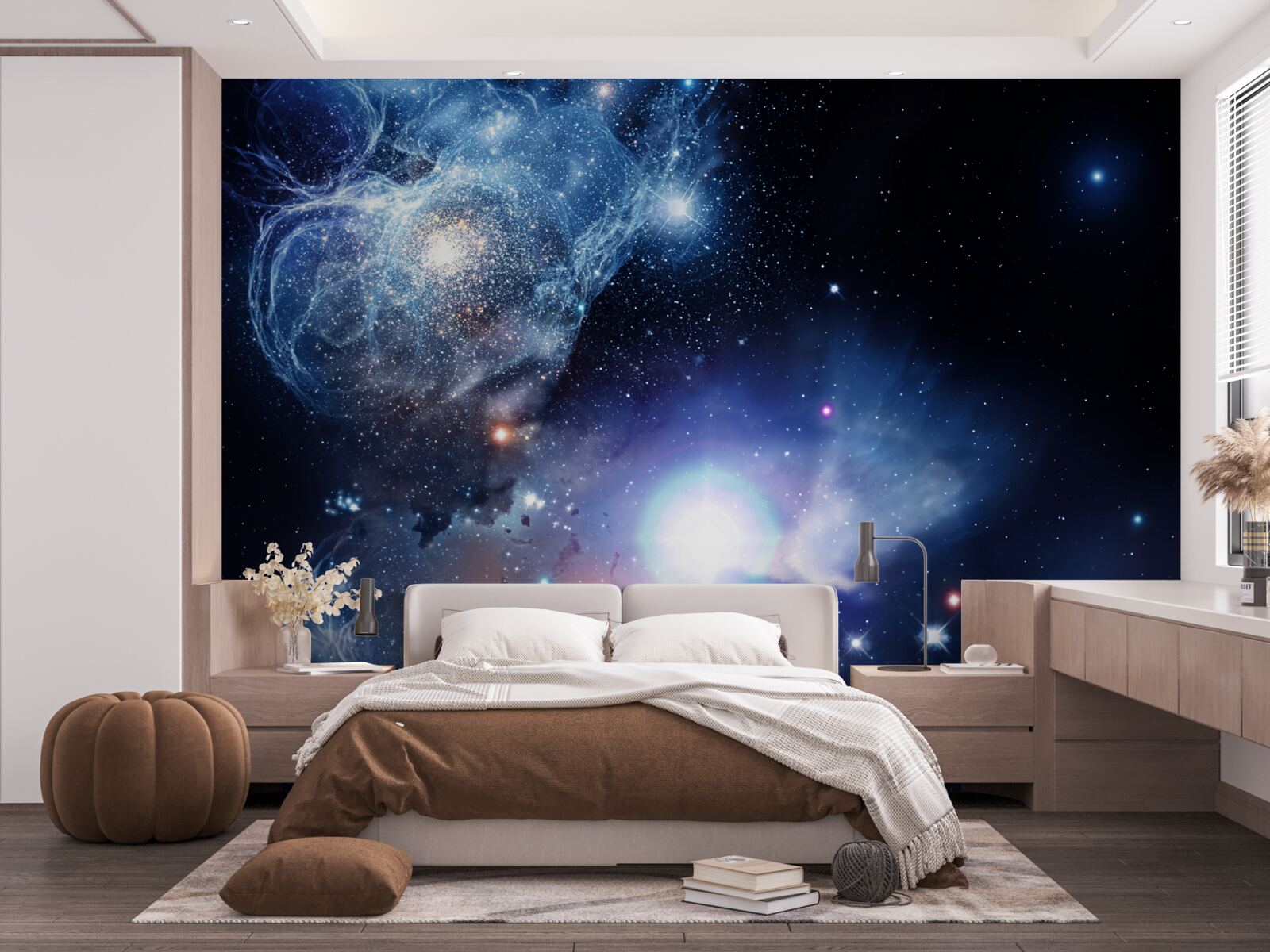 Fototapeta hypnotizujúci svetlý nebeský priestor