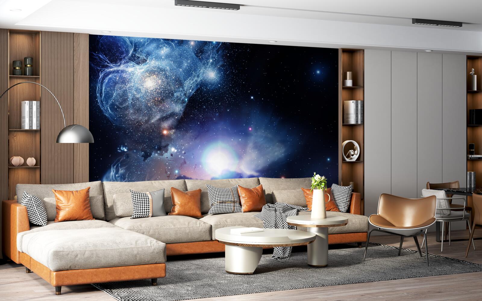 Fototapeta hypnotizujúci svetlý nebeský priestor