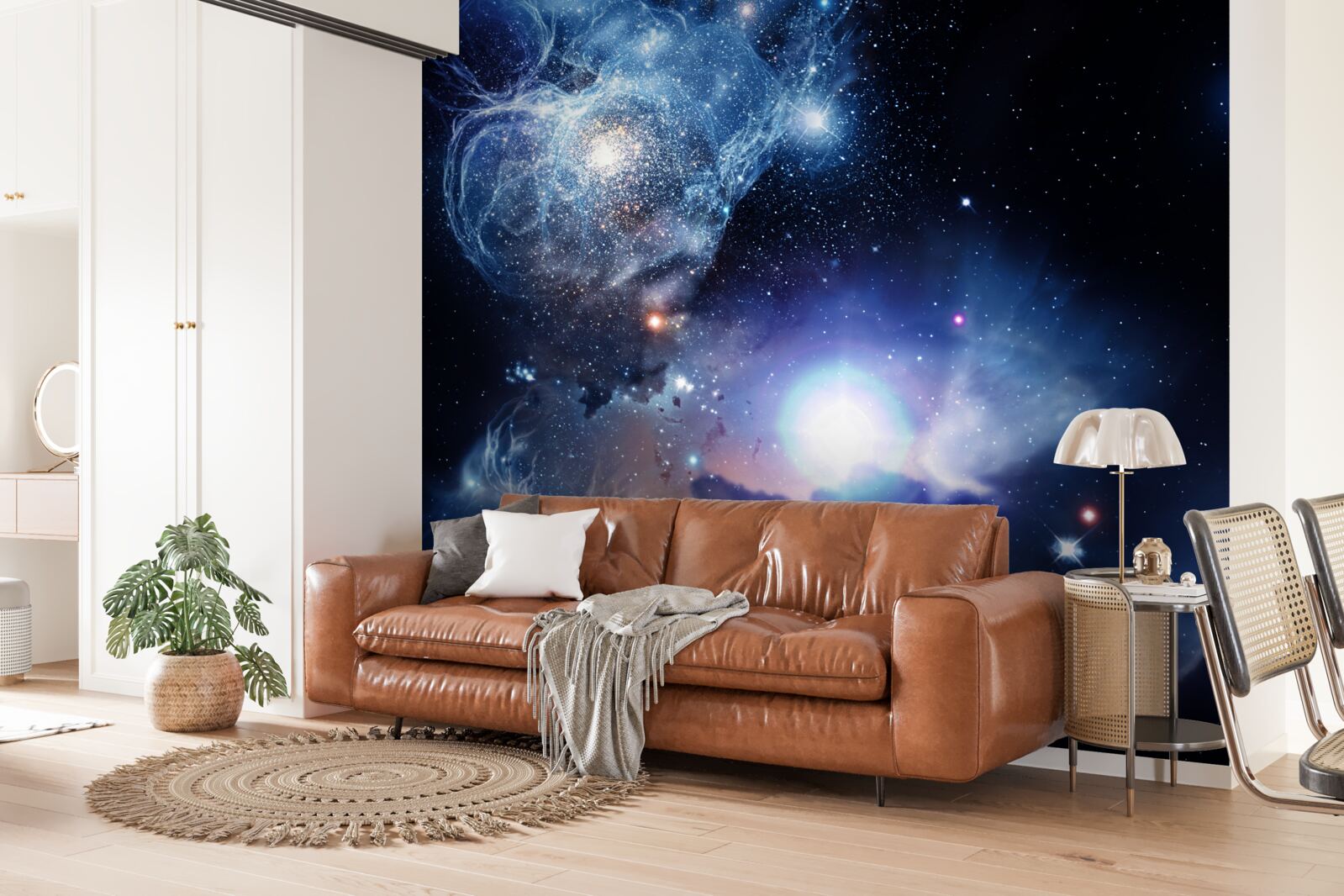 Fototapeta hypnotizujúci svetlý nebeský priestor