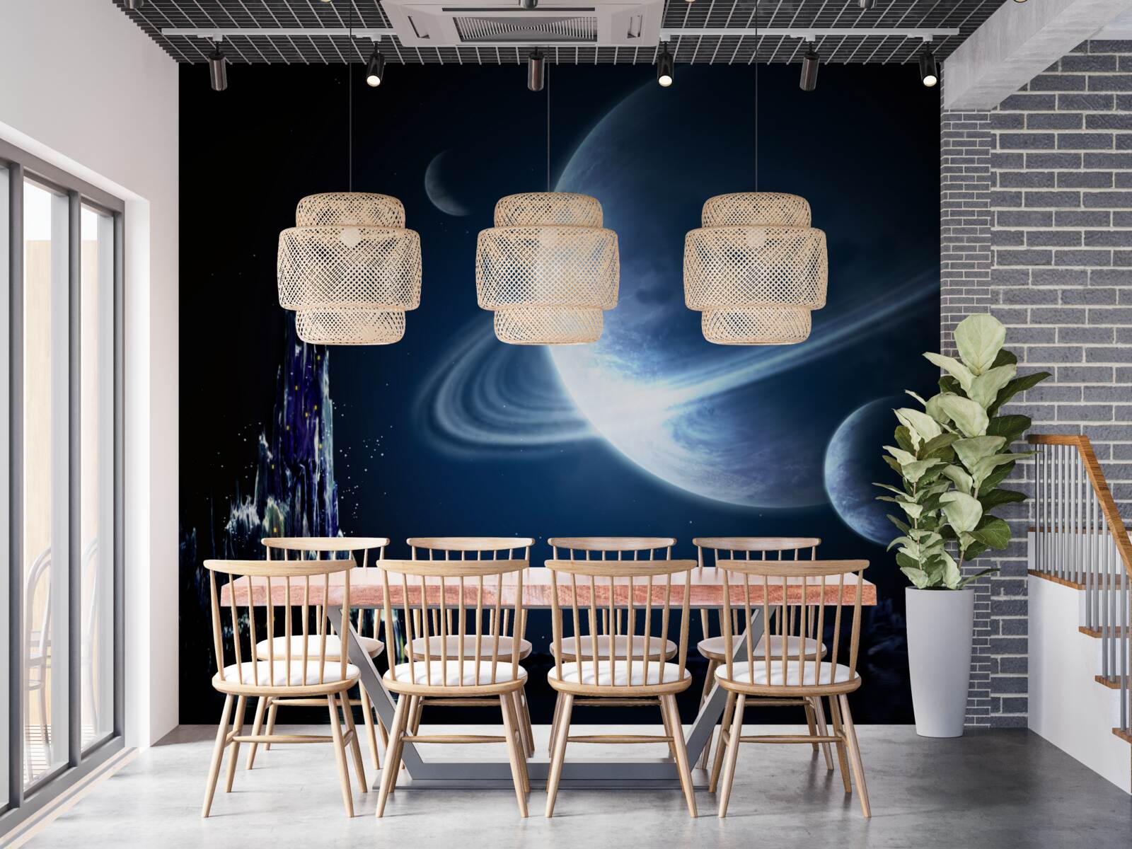 Fototapeta úchvatný priestor v noci