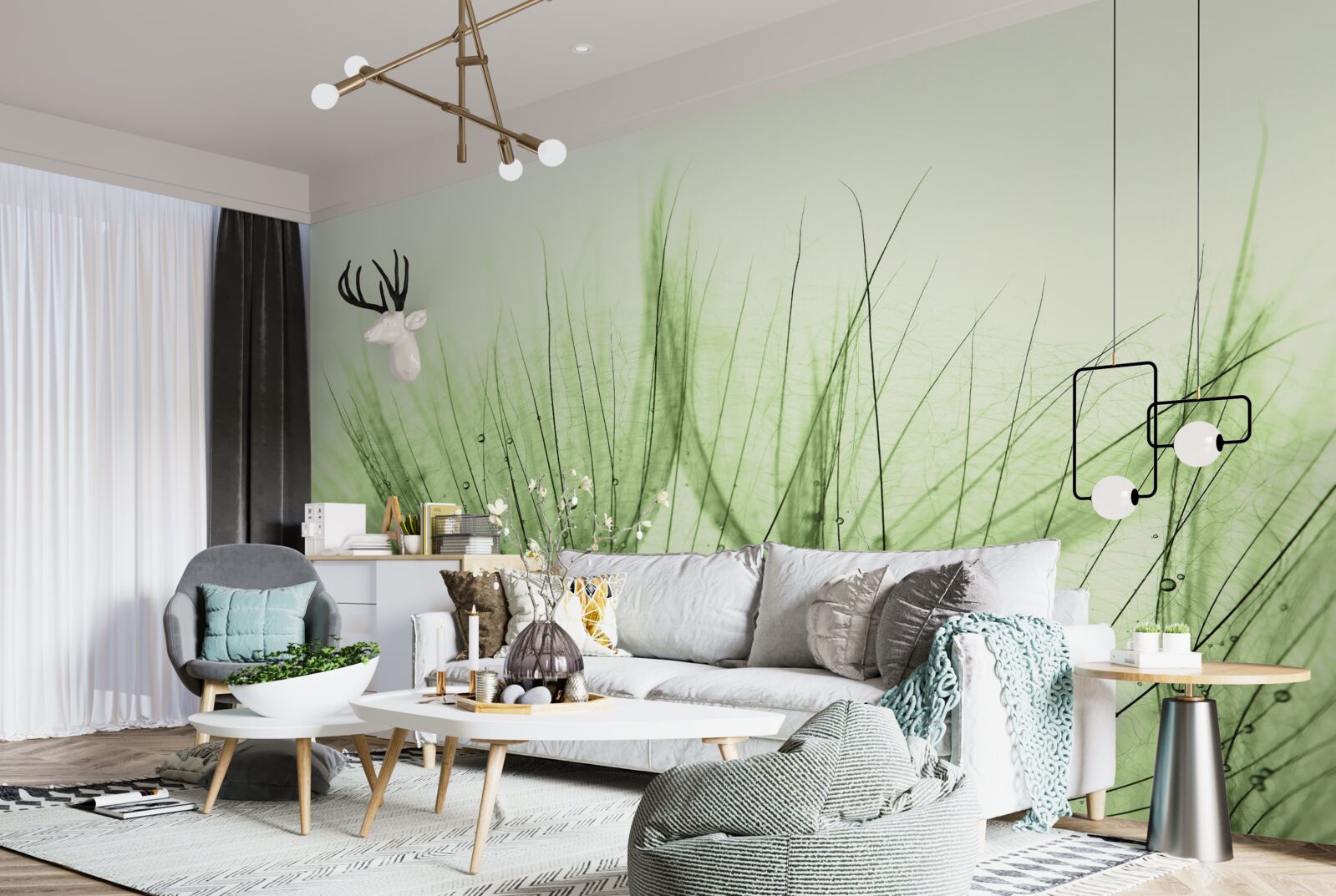 Fototapeta zbierka vzdušných púpav