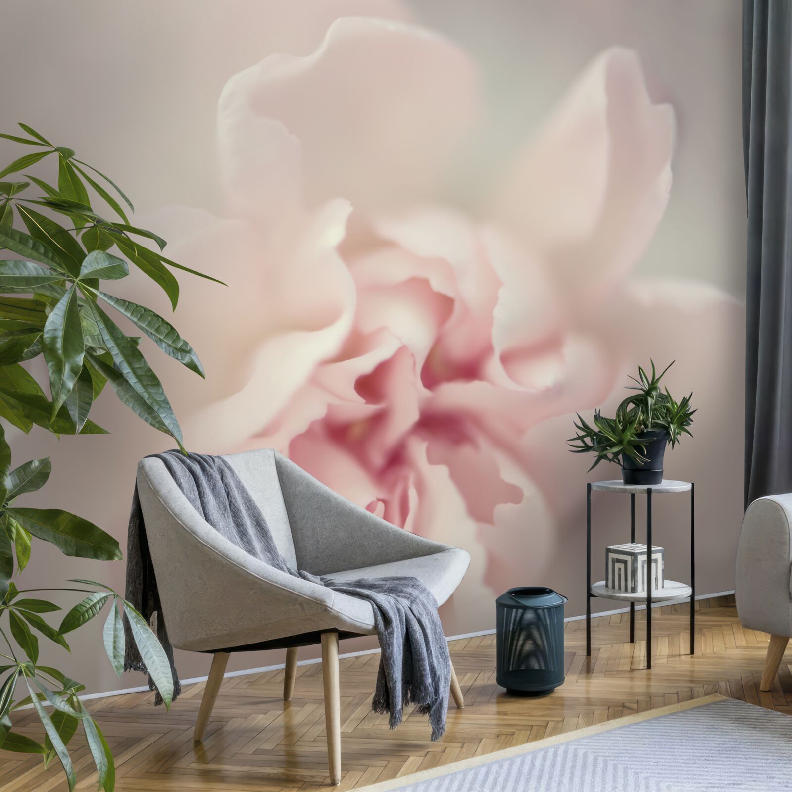 Fototapeta púčik v jemných odtieňoch ružovej