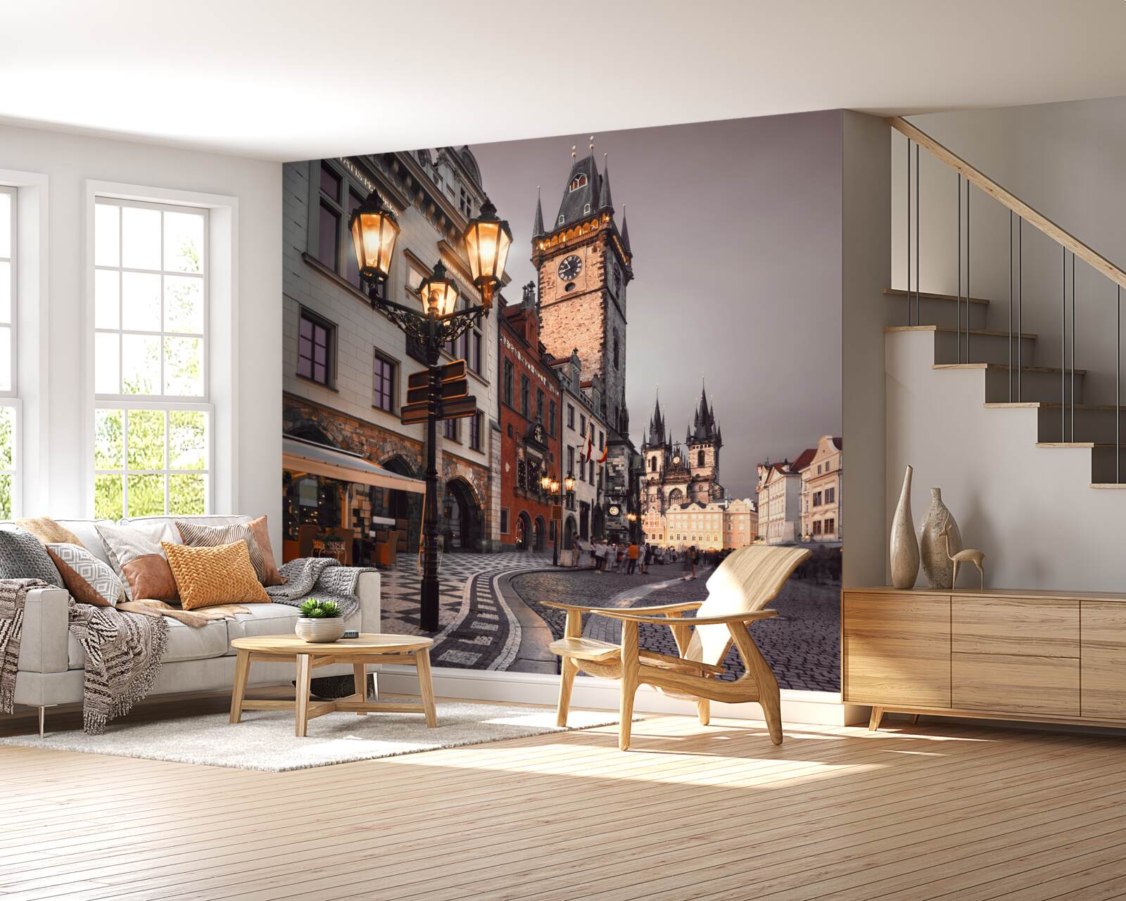 Fototapeta ulica v Prahe, ktorá dýcha útulnosťou