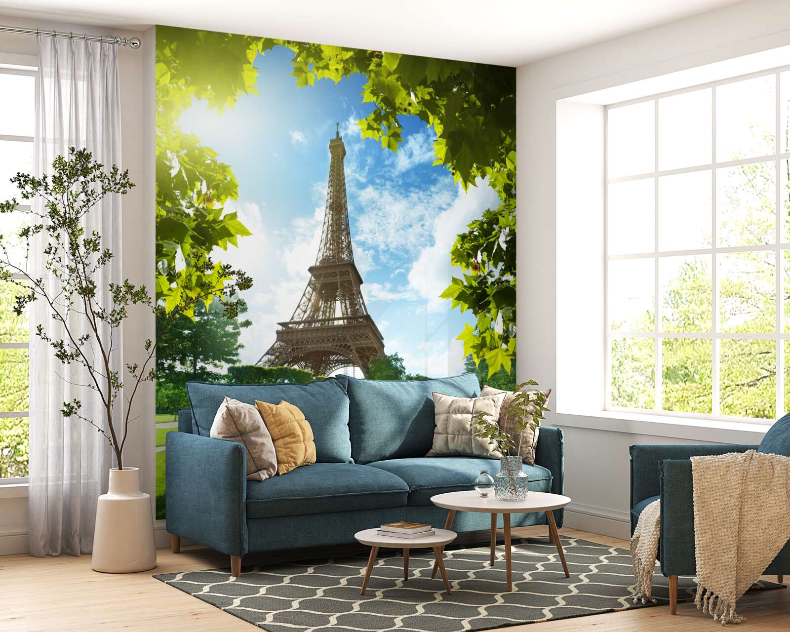 Fototapeta úchvatná panoráma Eiffelovej veže