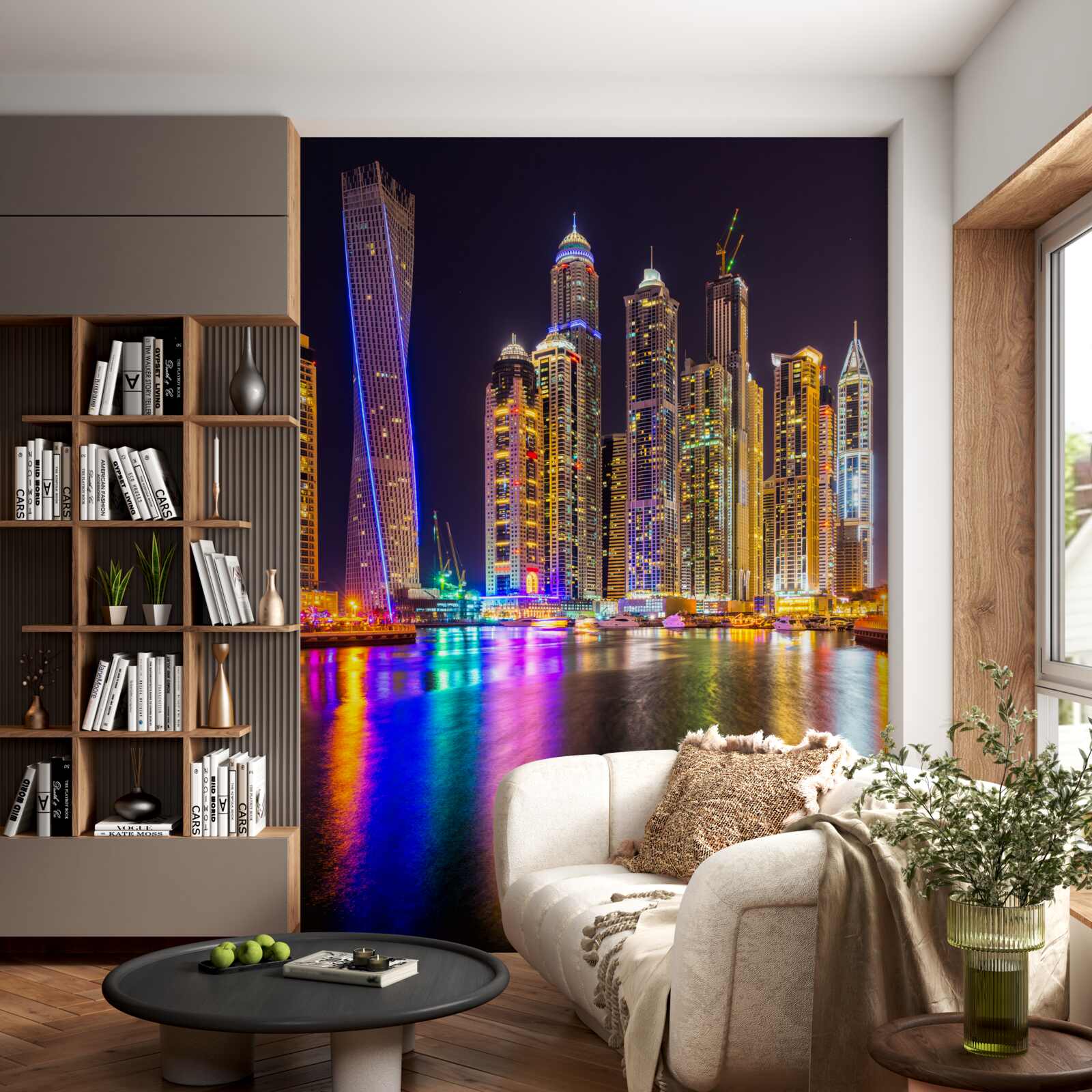 Fototapeta nočné osvetlenie mesta