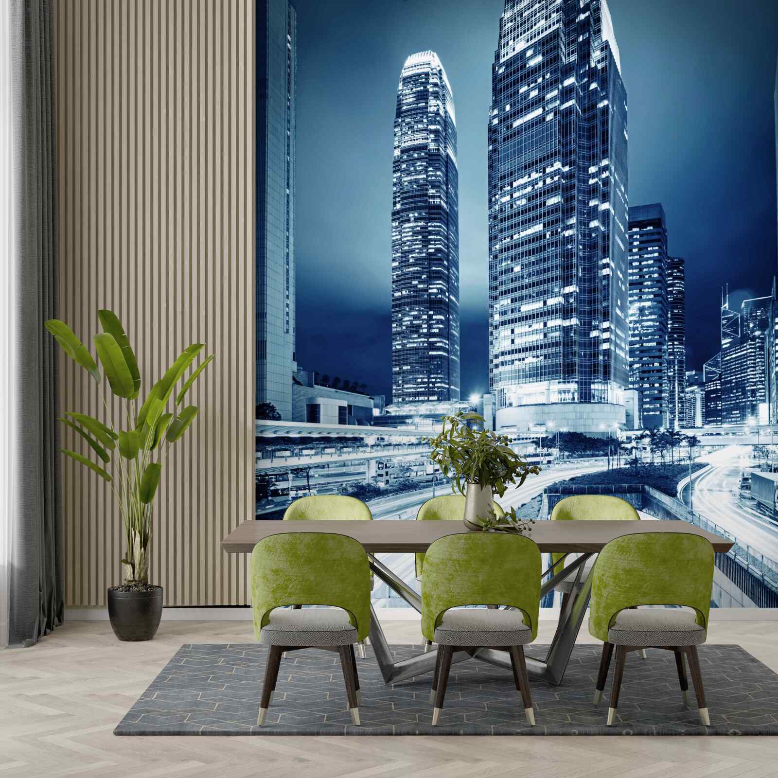 Fototapeta Cesta vedúca k mrakodrapom