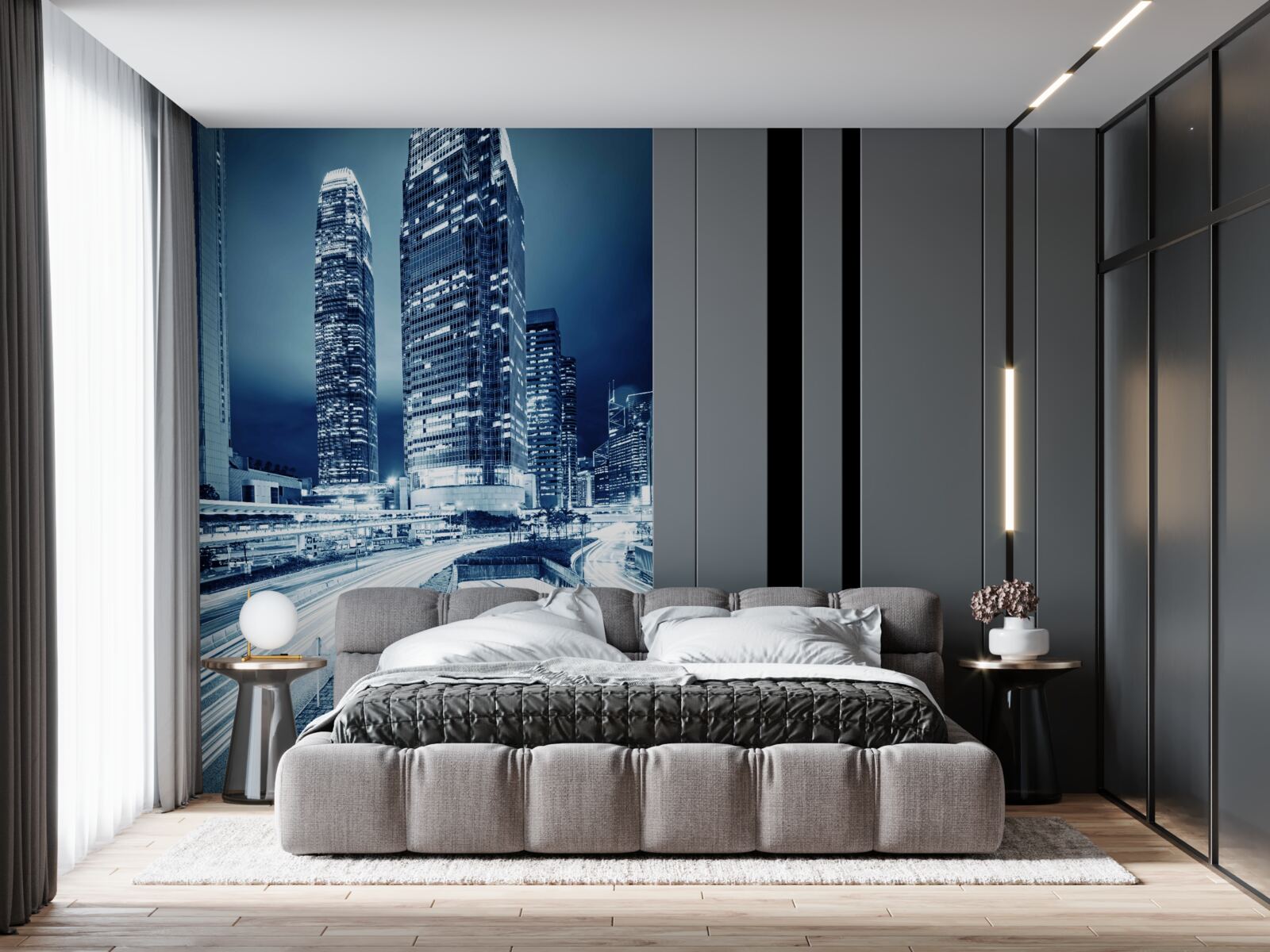 Fototapeta Cesta vedúca k mrakodrapom