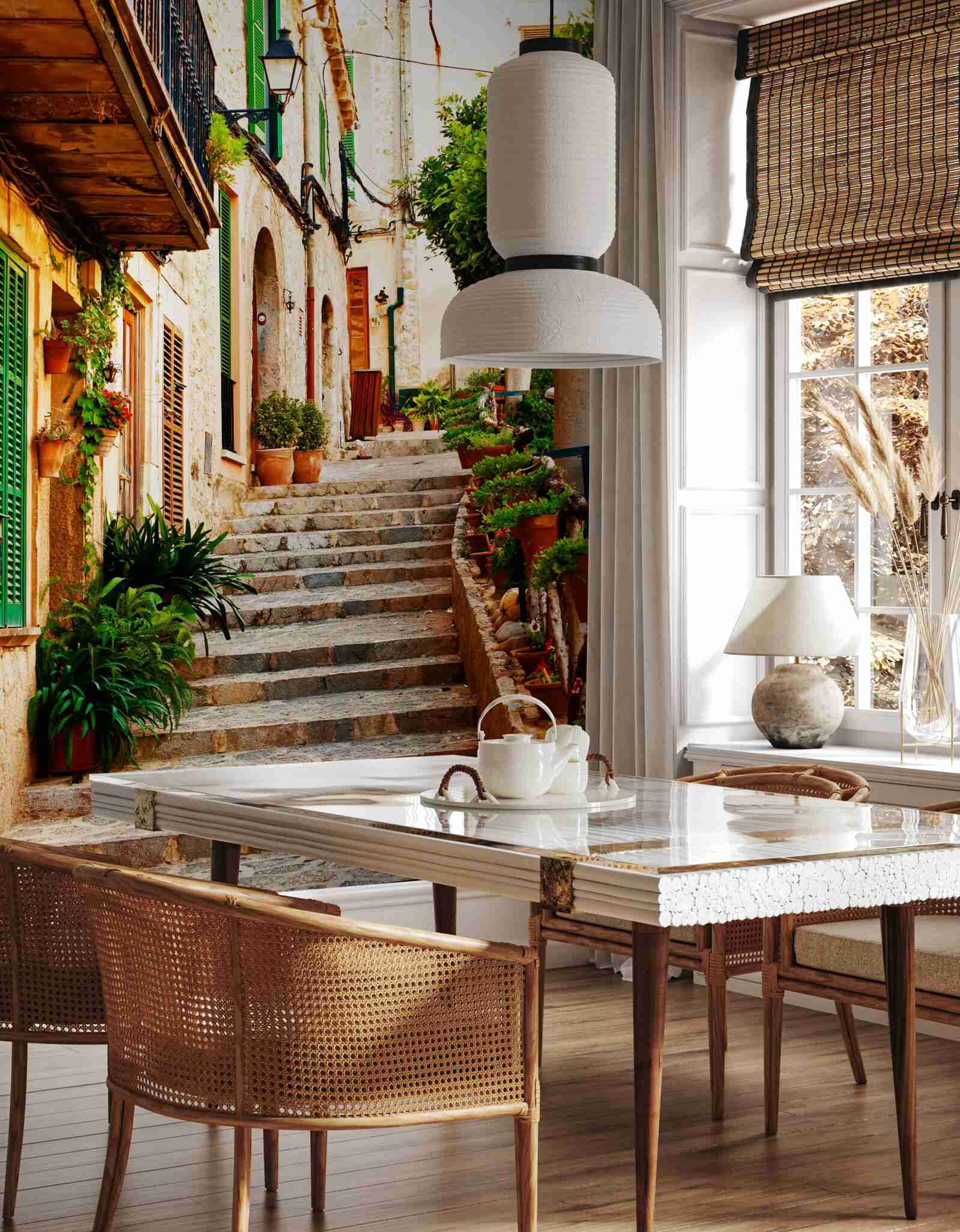 Fototapeta kamenné schody pre súkromné ​​byty