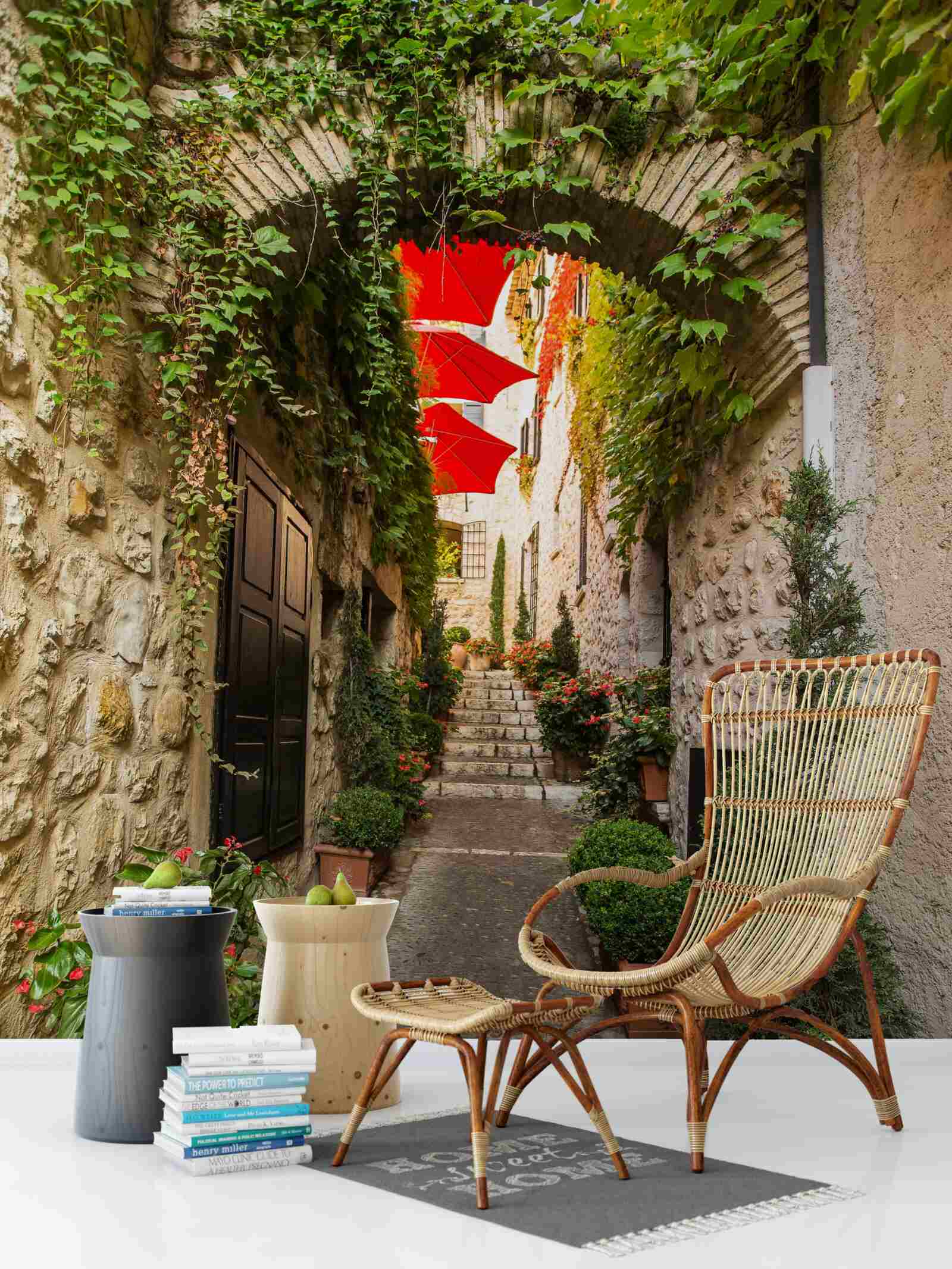 Fototapeta Oblúk z kameňa na starej ulici