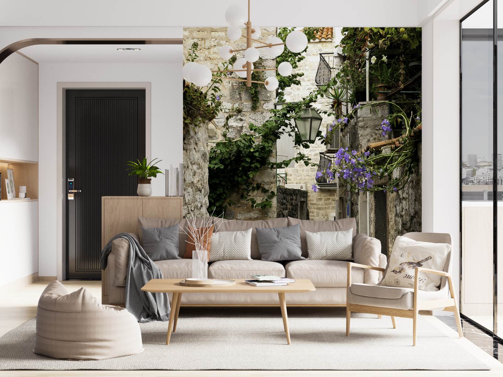 Fototapeta stará mestská cesta z kameňa