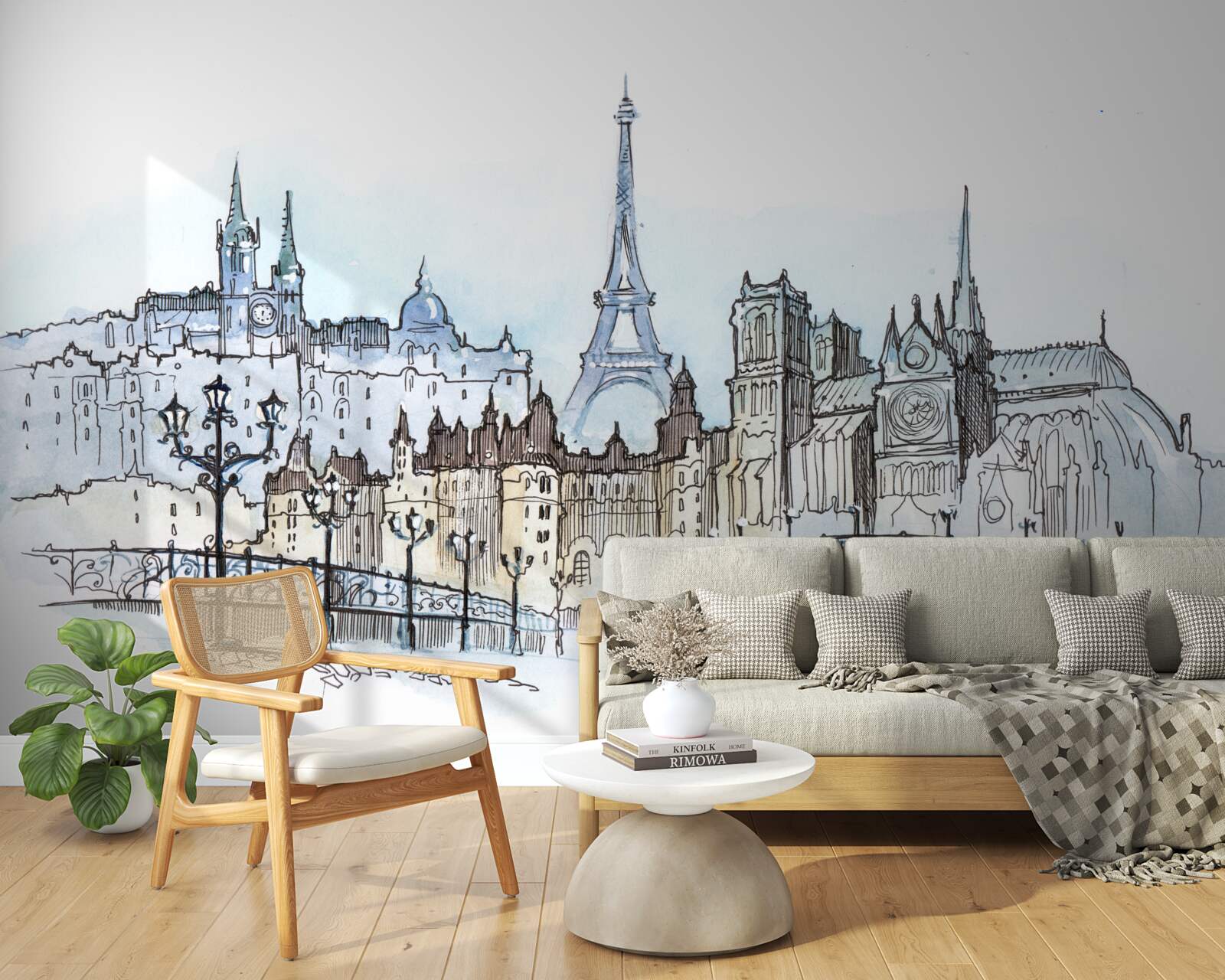 Fototapeta promenáda v starovekom Paríži