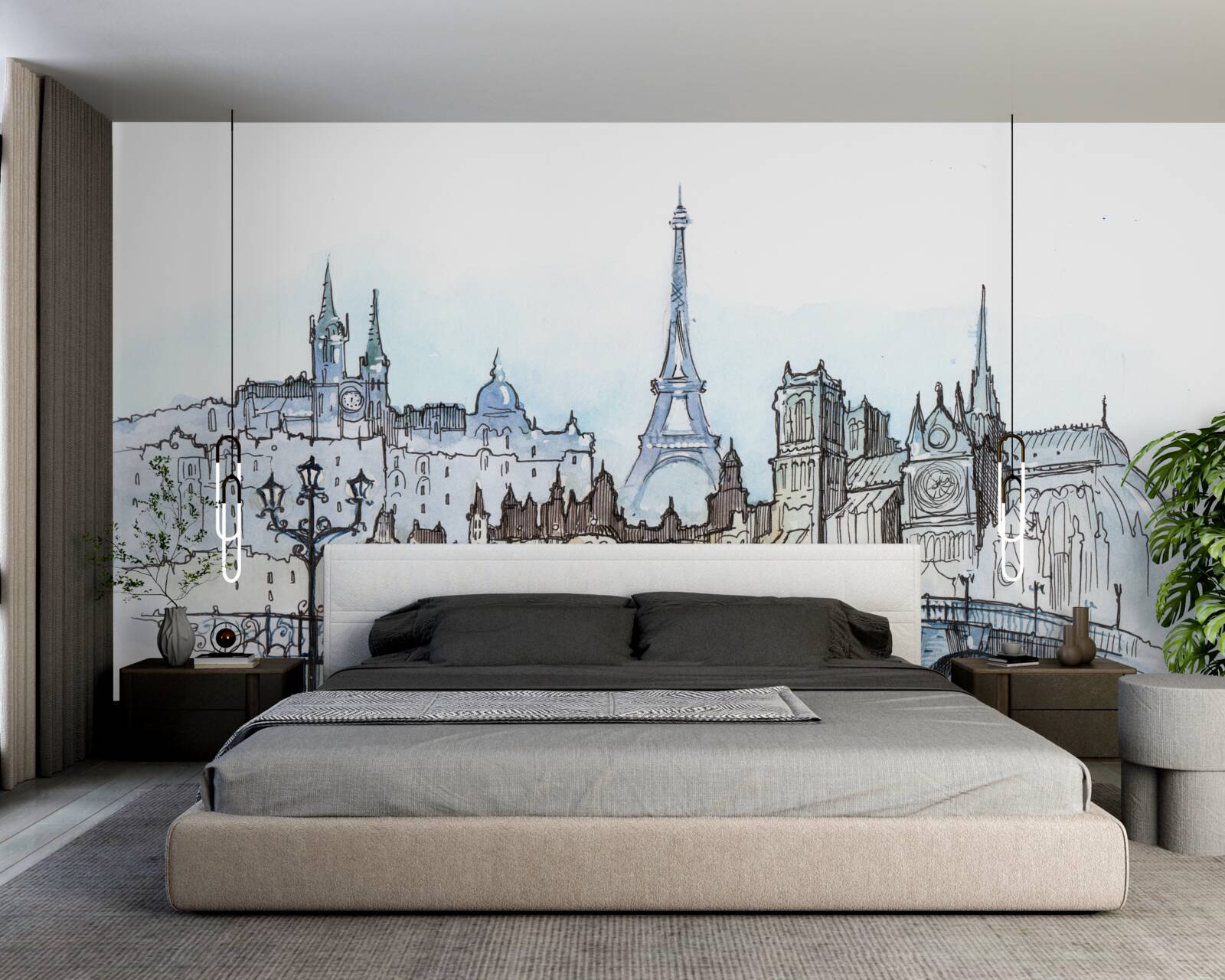 Fototapeta promenáda v starovekom Paríži