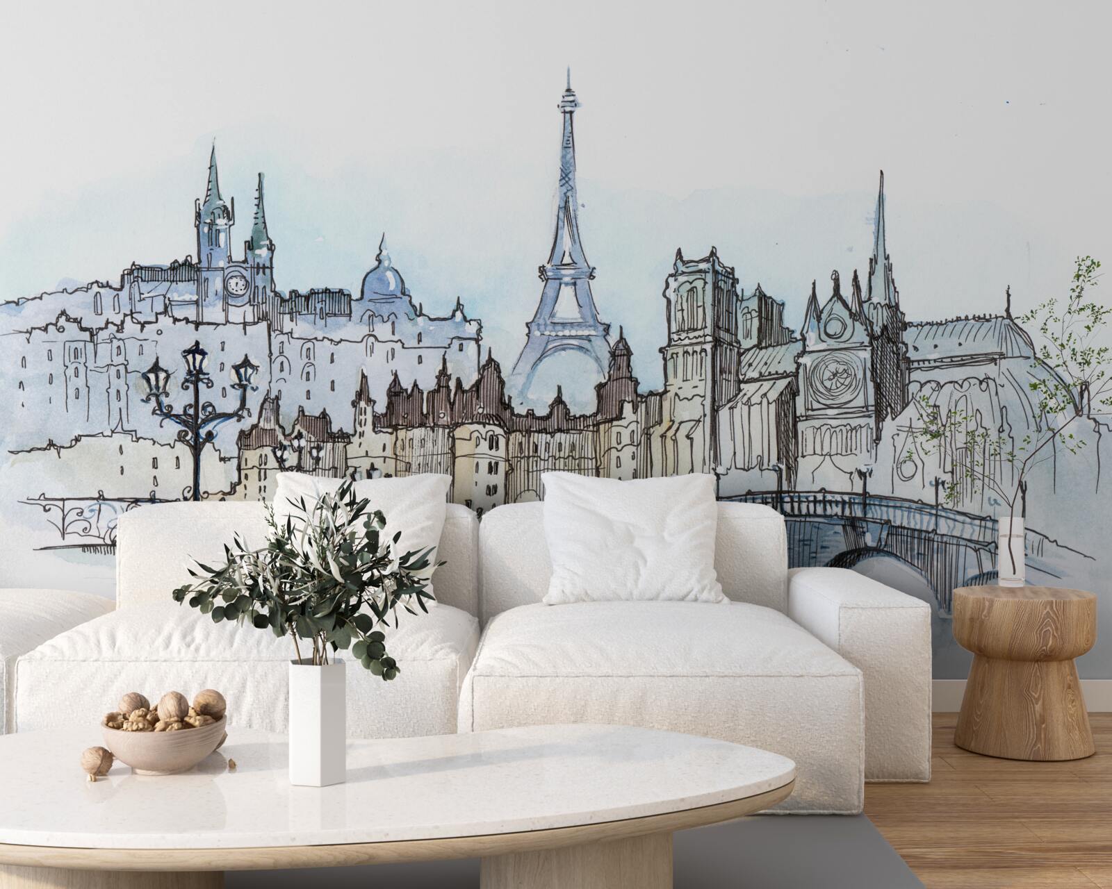 Fototapeta promenáda v starovekom Paríži