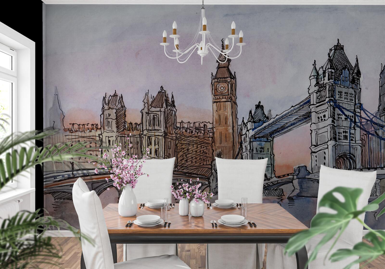 Fototapeta ikonické pamiatky Británie