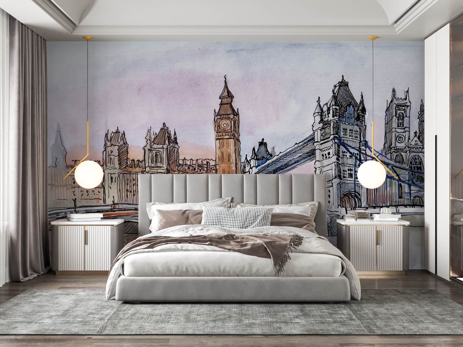 Fototapeta ikonické pamiatky Británie