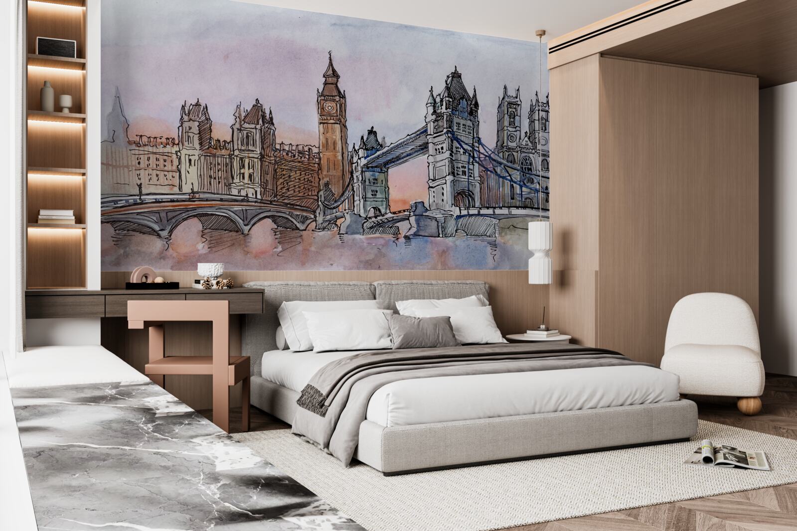 Fototapeta ikonické pamiatky Británie