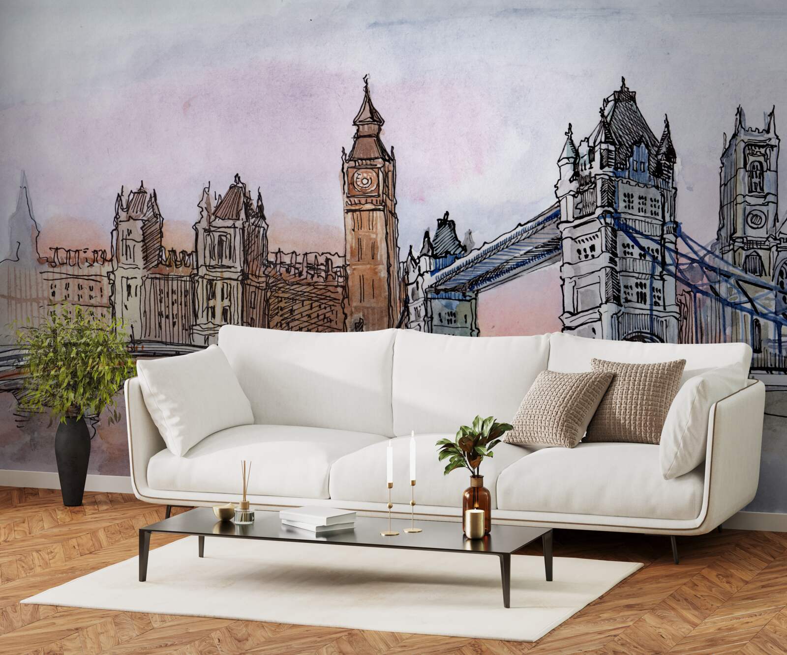 Fototapeta ikonické pamiatky Británie