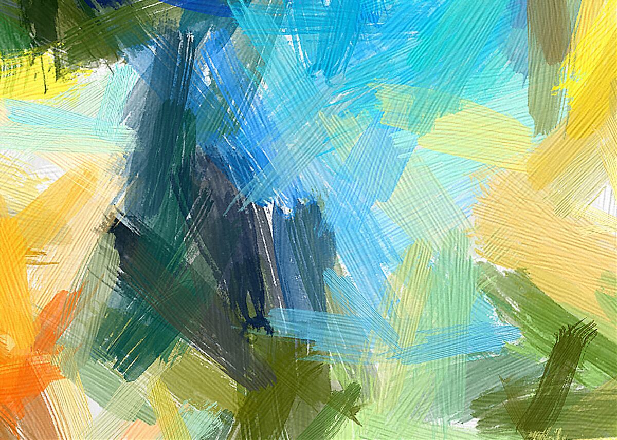 Fototapeta jesenná abstrakcia vytvorená olejovými farbami