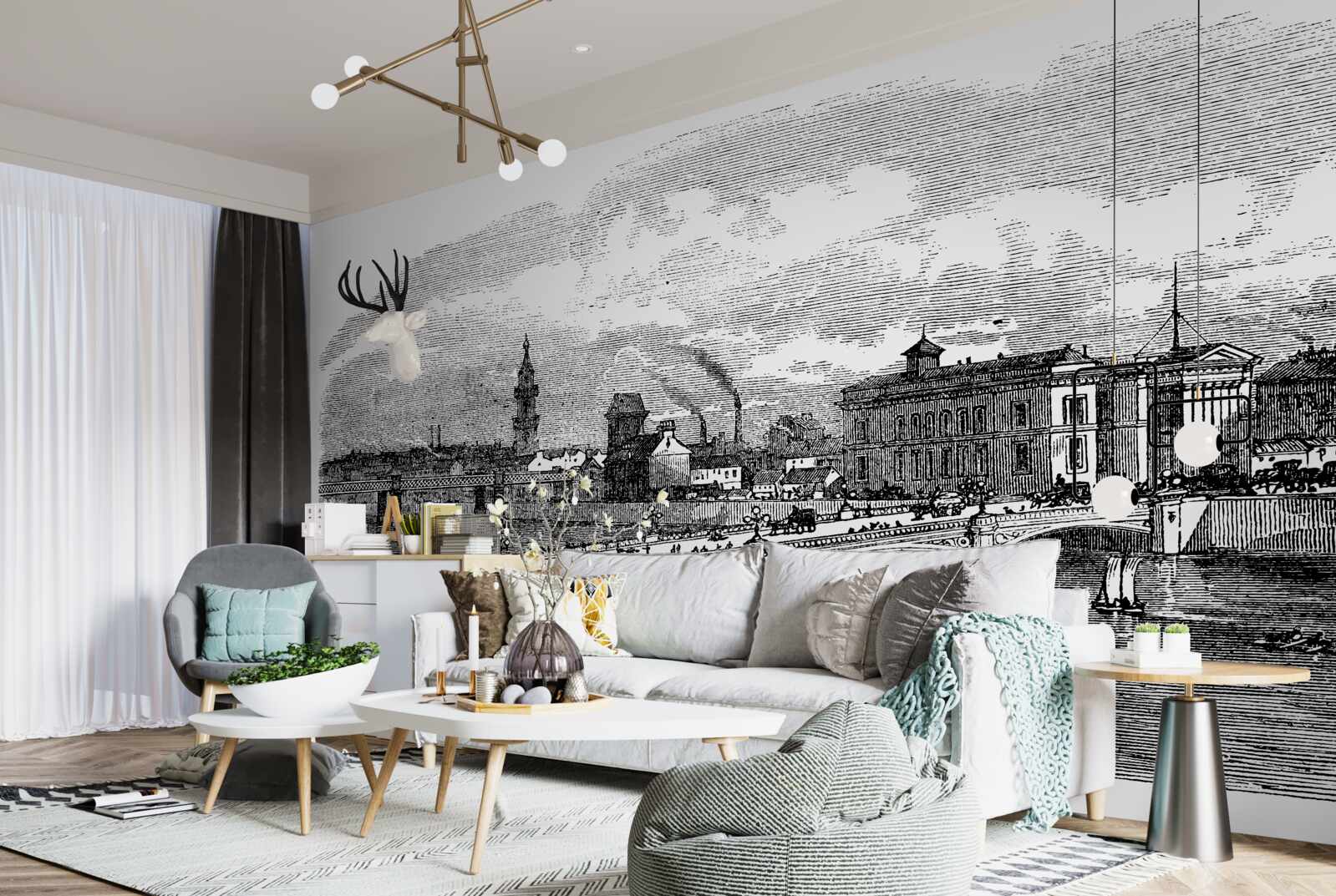 Fototapeta retro albert bridge v glasgowe