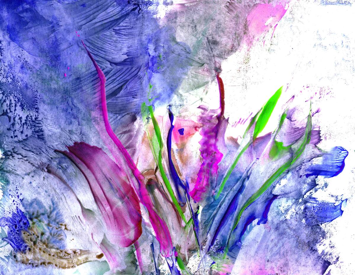 Fototapeta abstrakcia v jasných farebných odtieňoch