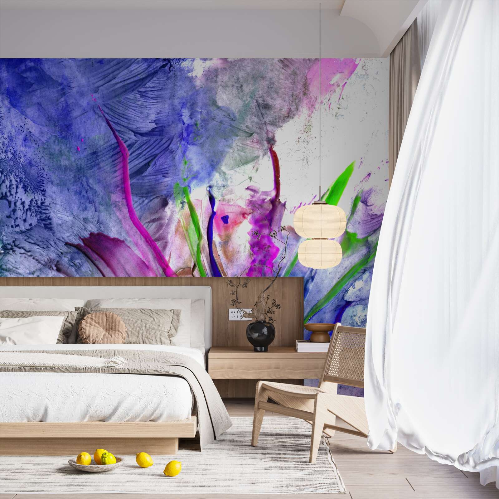 Fototapeta abstrakcia v jasných farebných odtieňoch