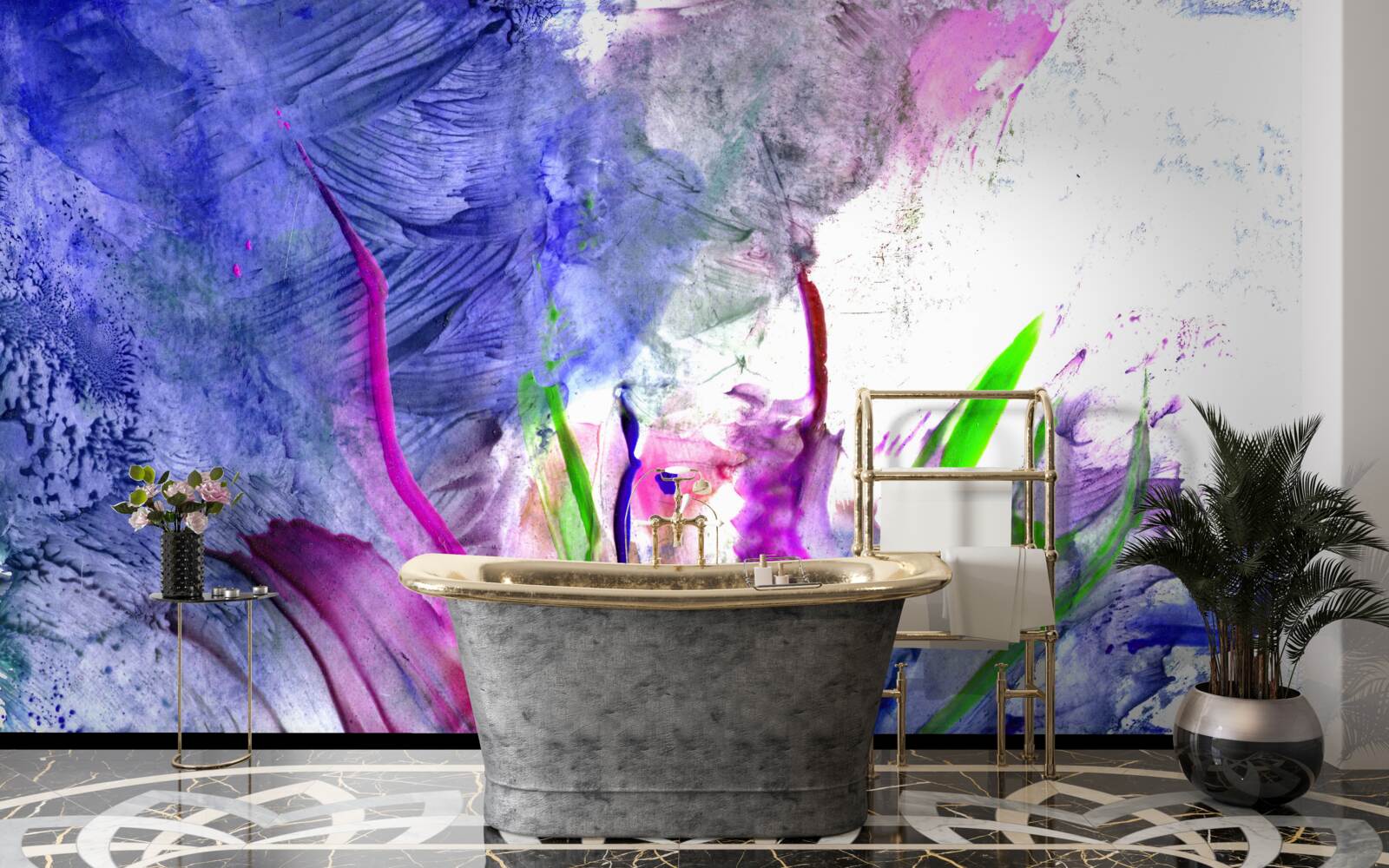 Fototapeta abstrakcia v jasných farebných odtieňoch