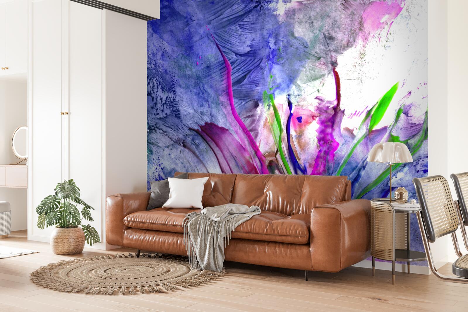 Fototapeta abstrakcia v jasných farebných odtieňoch