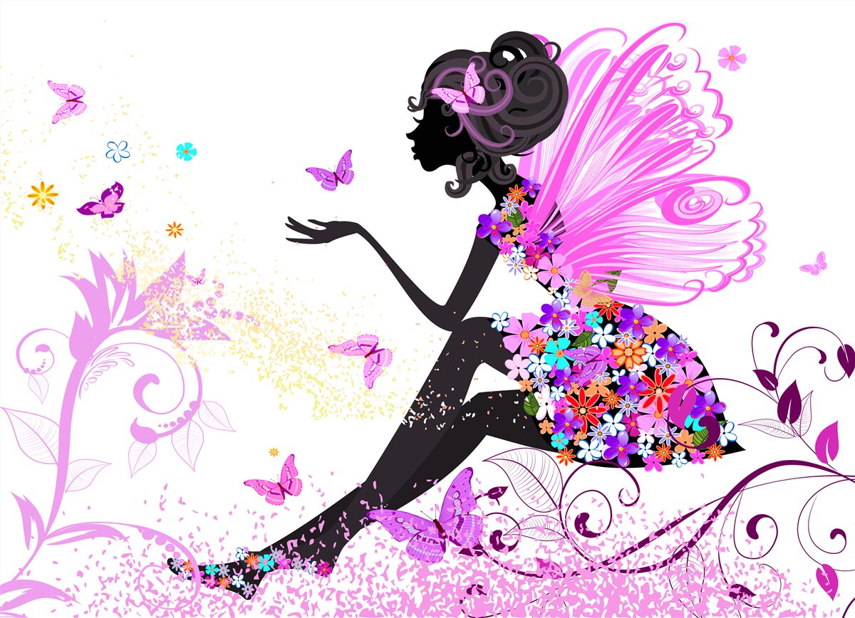 Fototapeta víla jarných kvetov