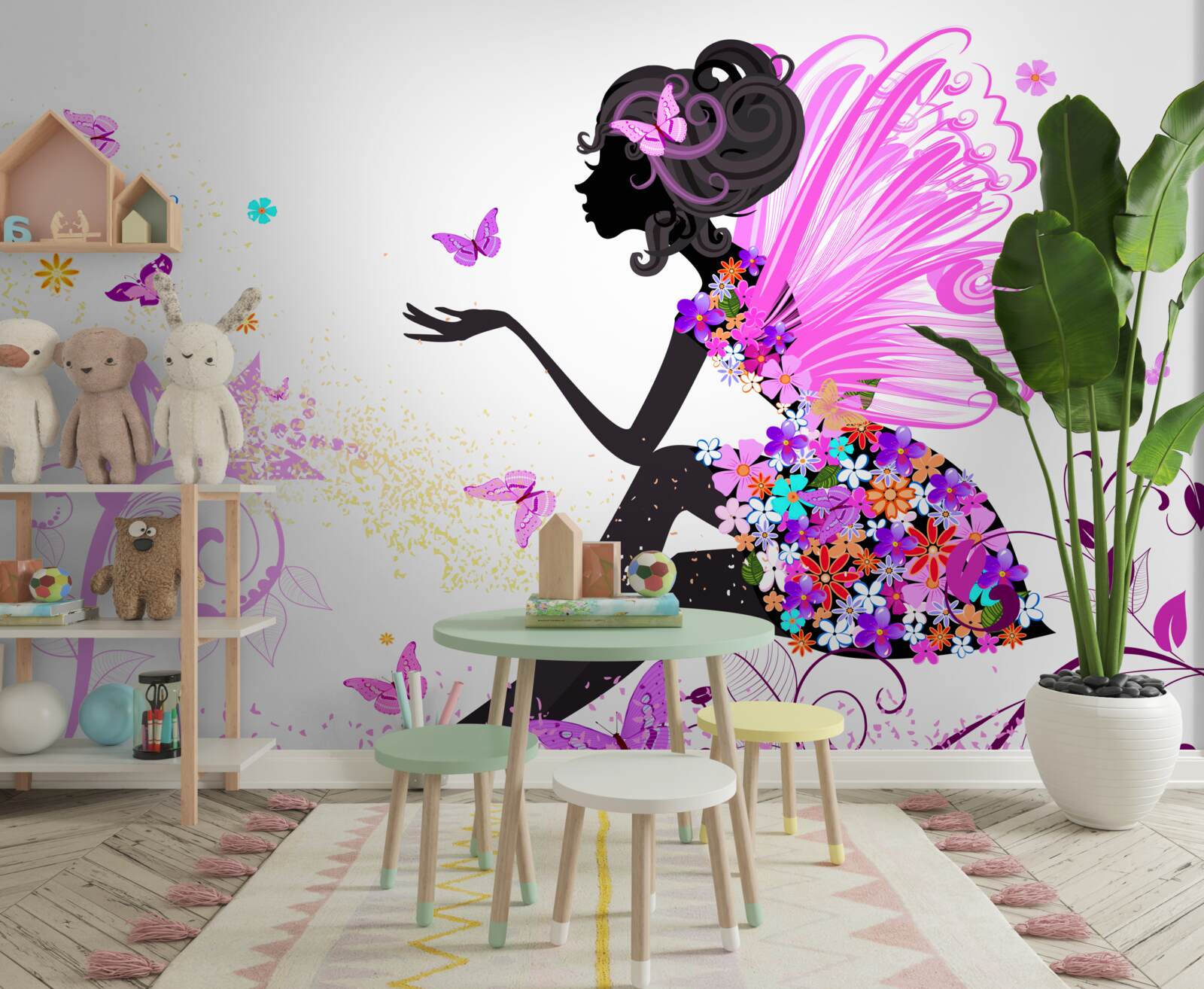 Fototapeta víla jarných kvetov