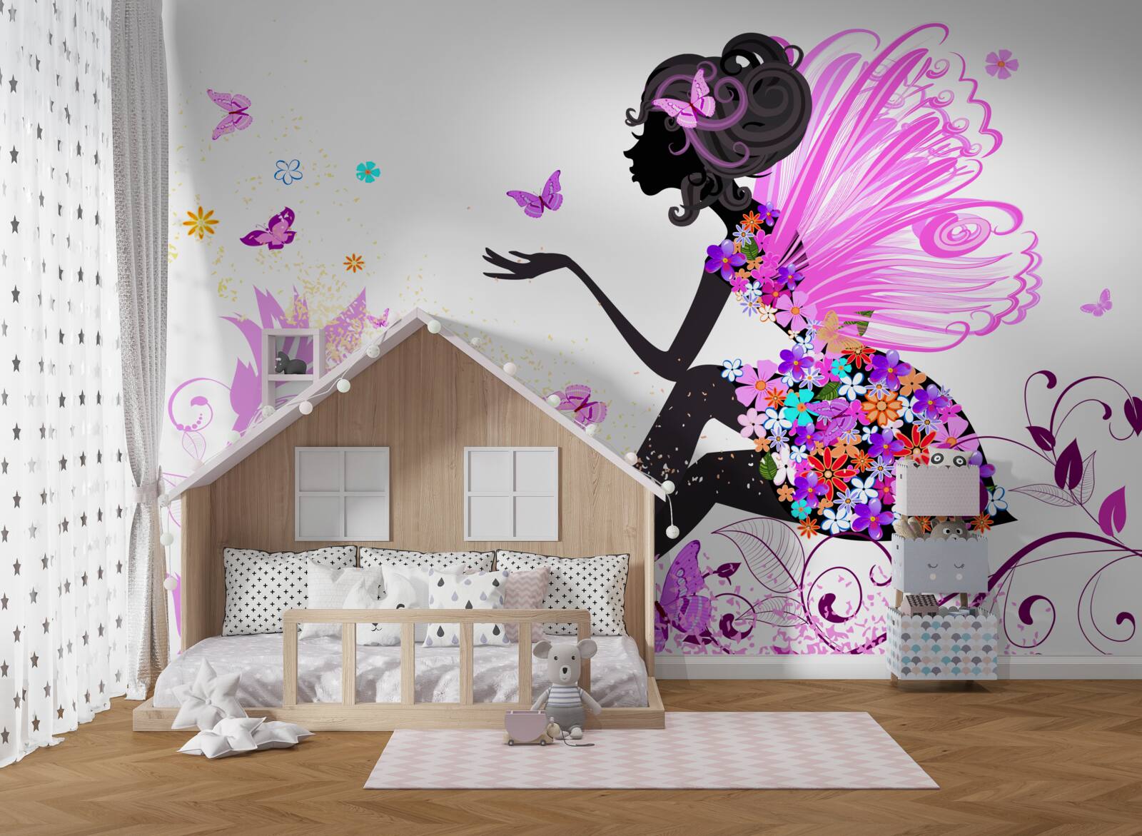 Fototapeta víla jarných kvetov