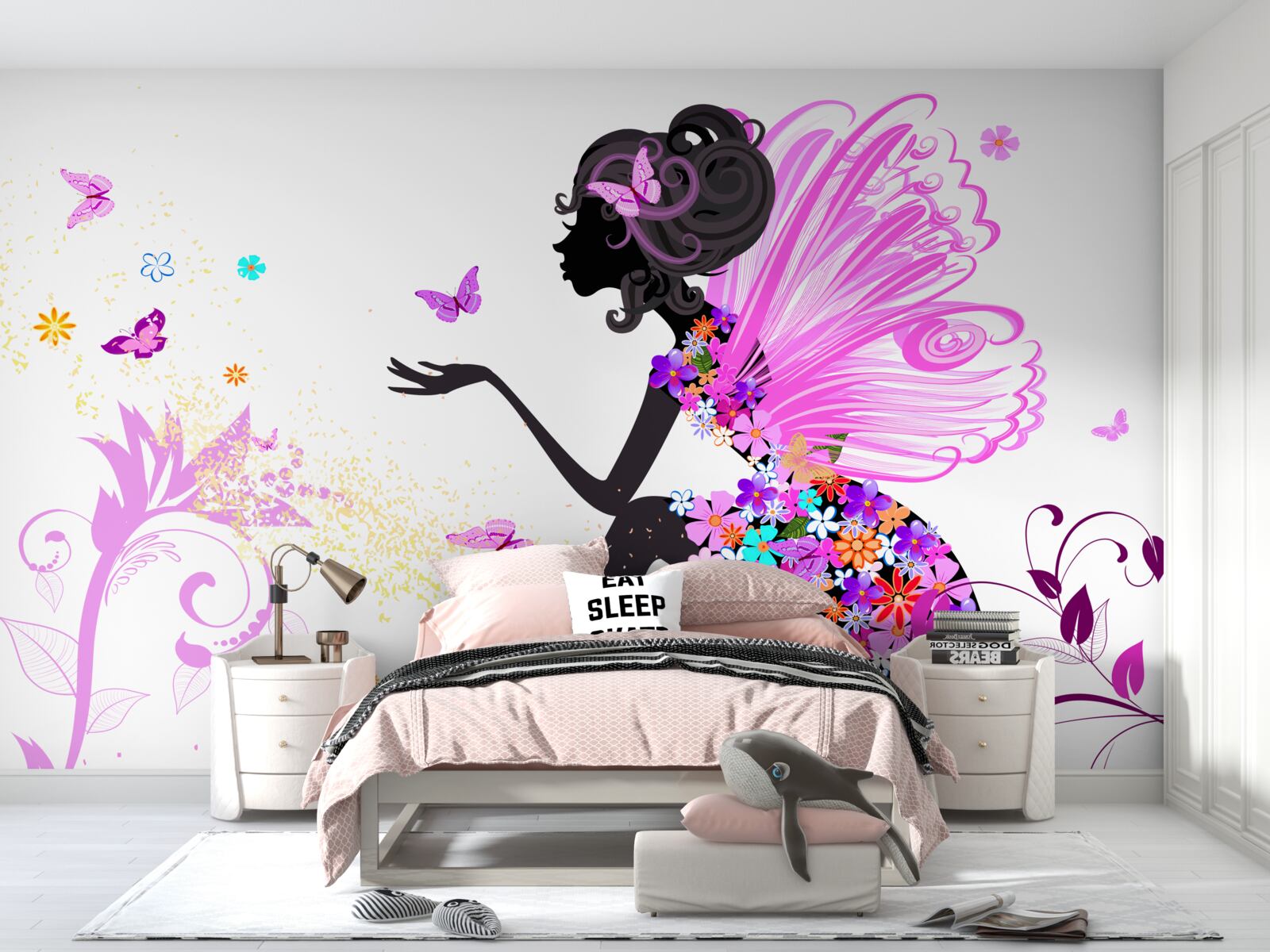 Fototapeta víla jarných kvetov