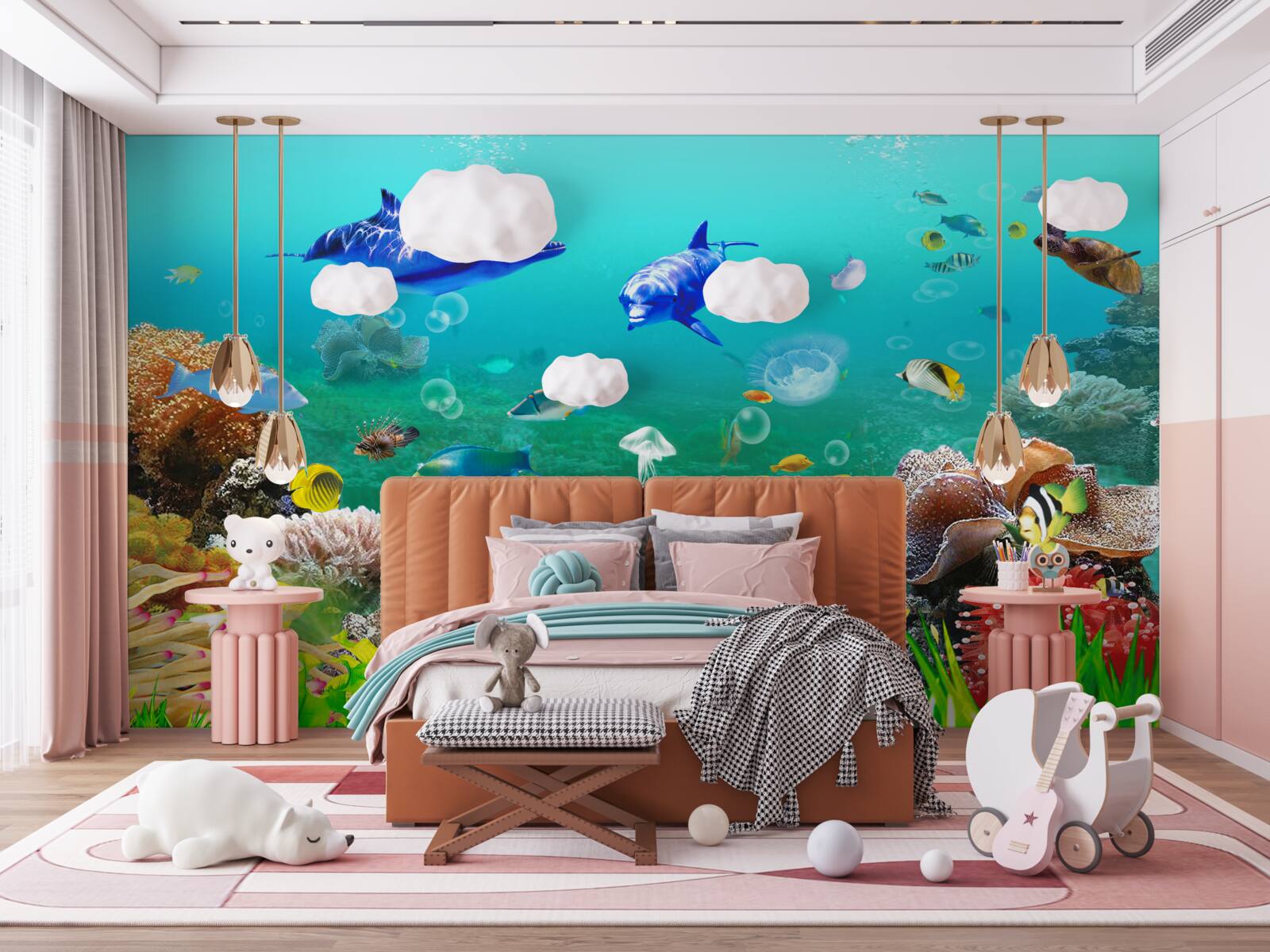 Fototapeta rozmanitosť podmorského kráľovstva