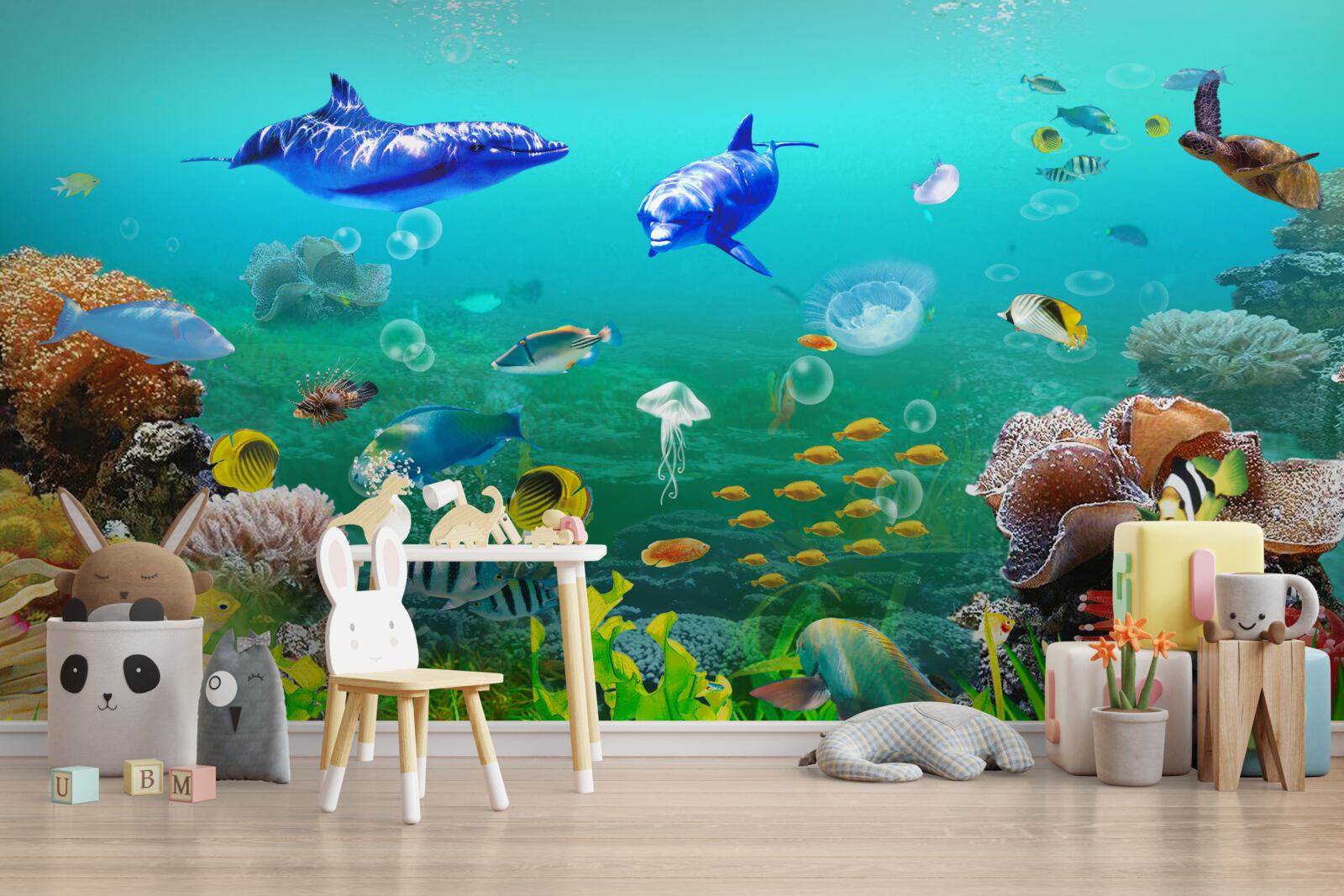 Fototapeta rozmanitosť podmorského kráľovstva