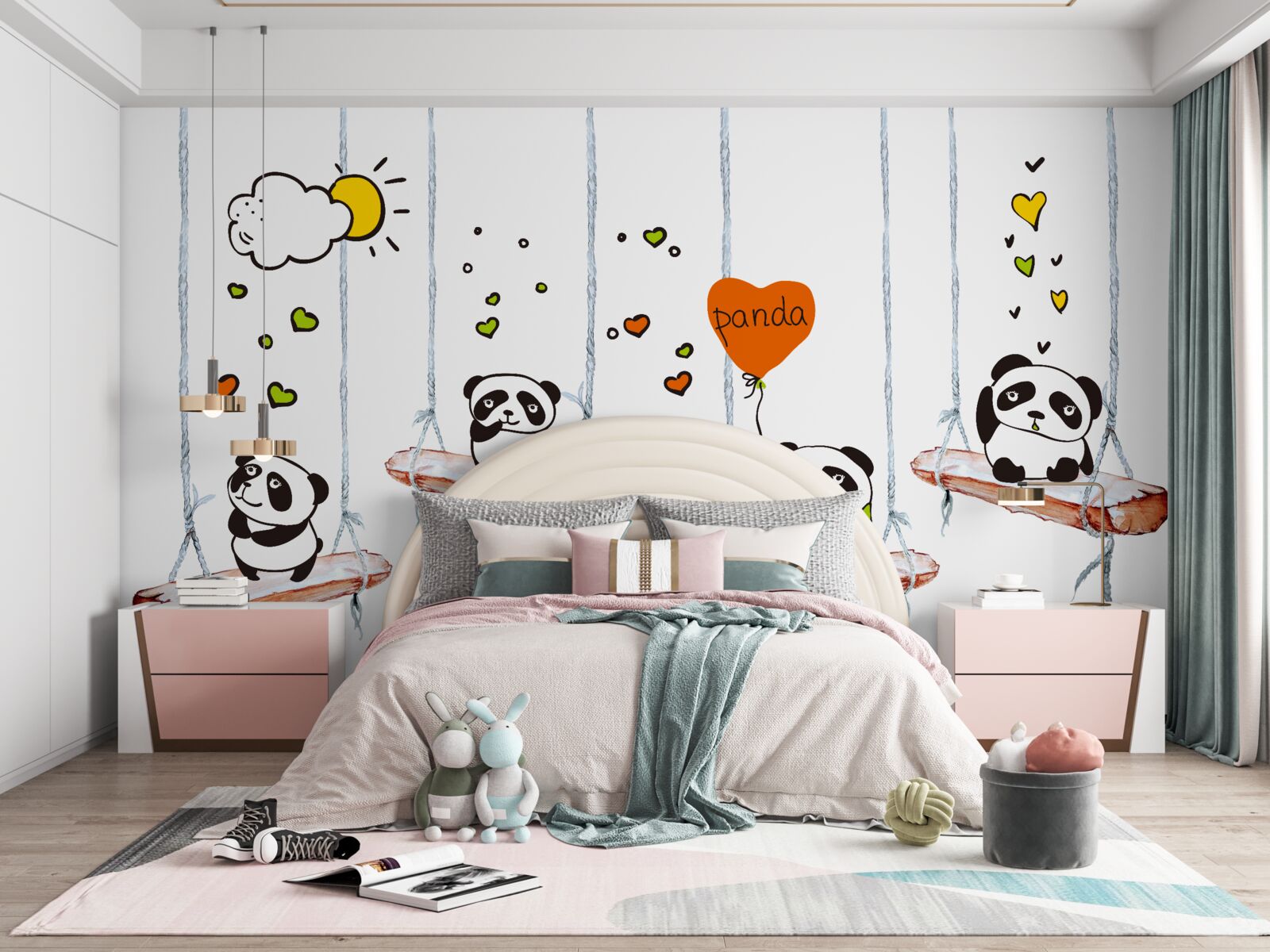 Fototapeta hojdacie pandy