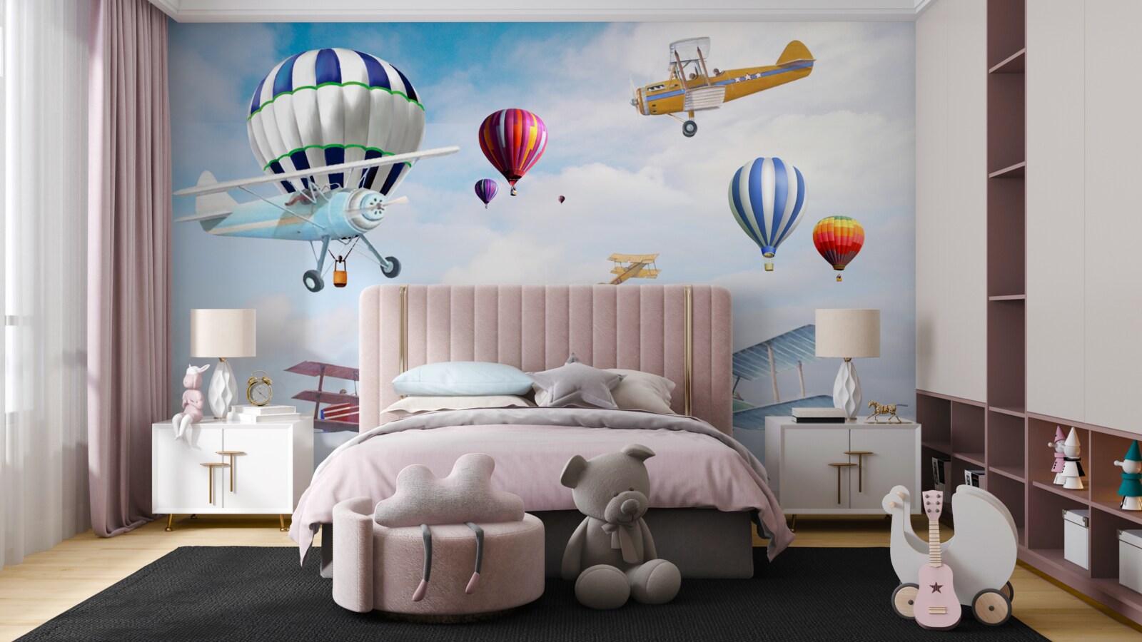 Fototapeta letové manévre lietadiel a valcov