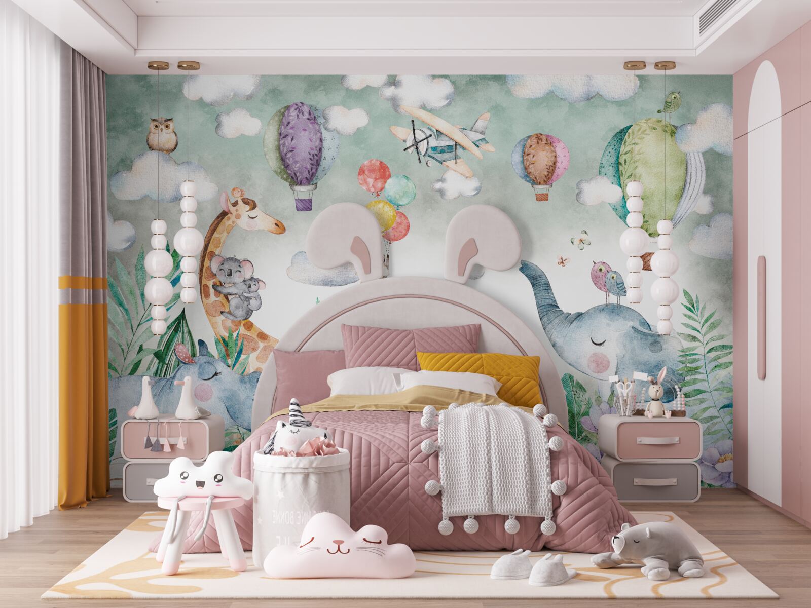 Fototapeta odpočívajúce zvieratá užívajúce si priateľstvo