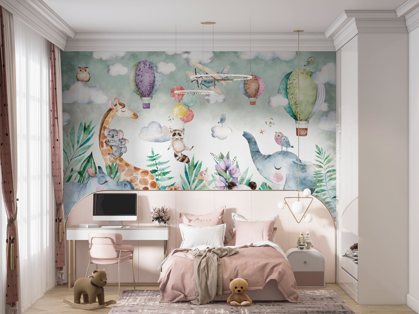 Fototapeta odpočívajúce zvieratá užívajúce si priateľstvo