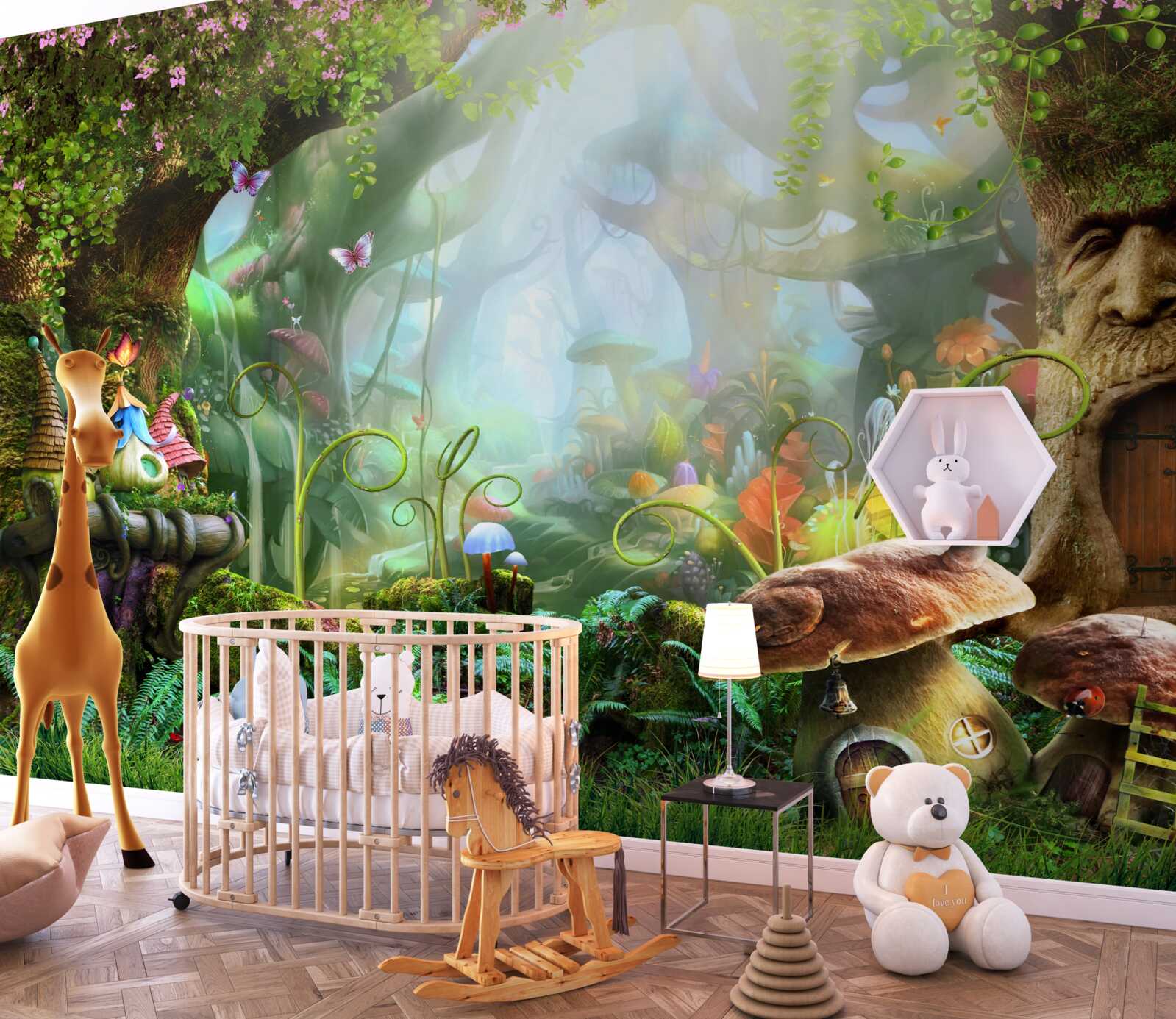 Fototapeta fascinujúci rozprávkový les