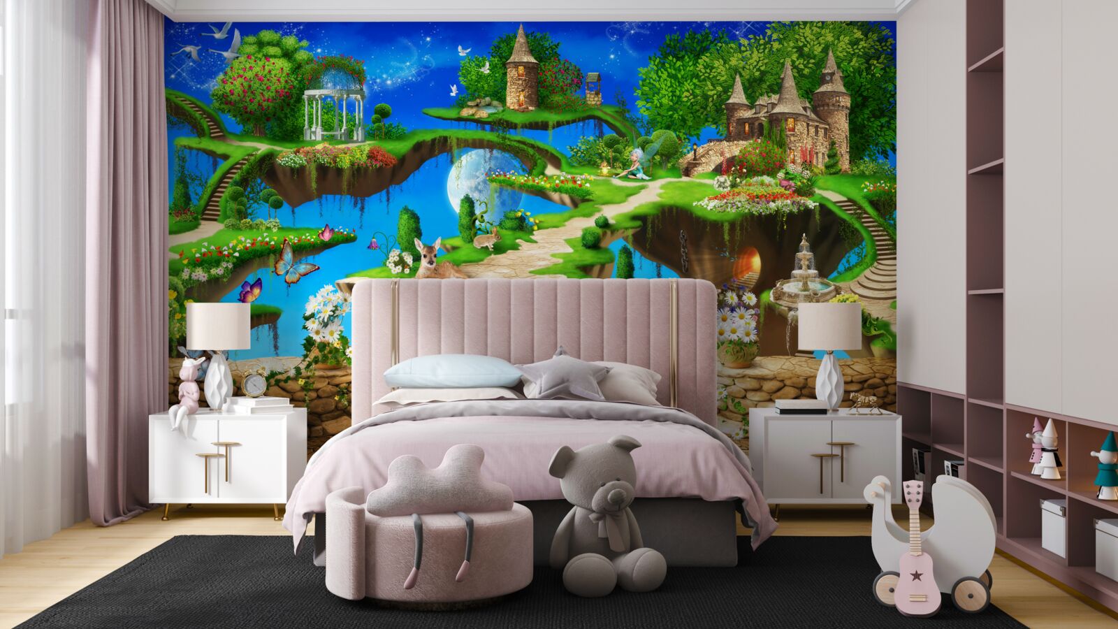 Fototapeta krajina čarovného lesa