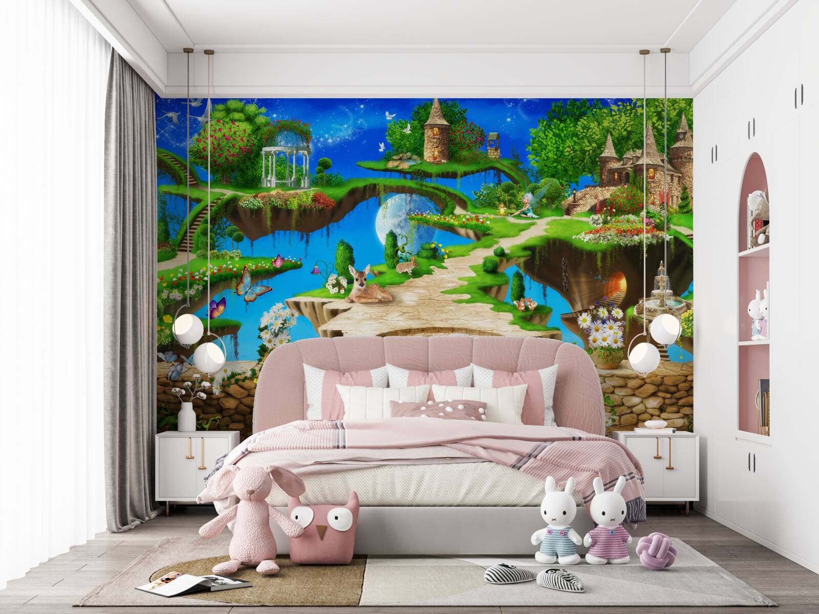 Fototapeta krajina čarovného lesa