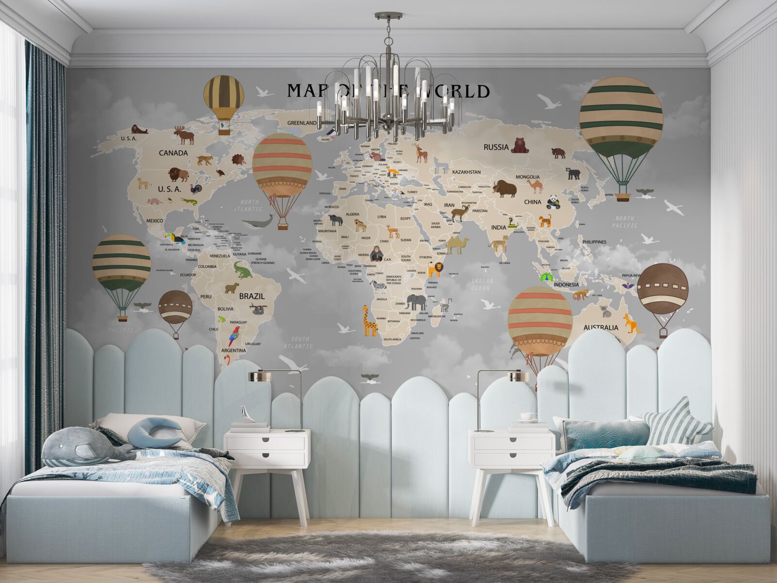 Fototapeta glóbus a balóny