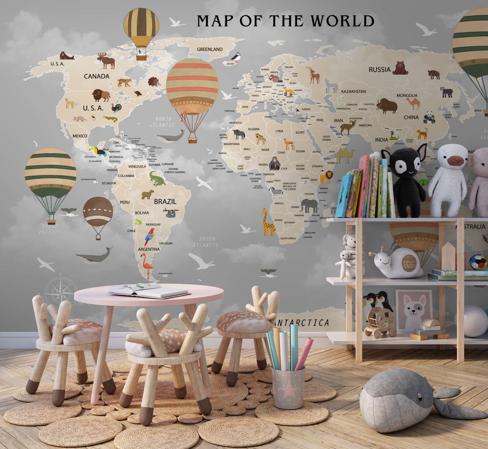 Fototapeta glóbus a balóny