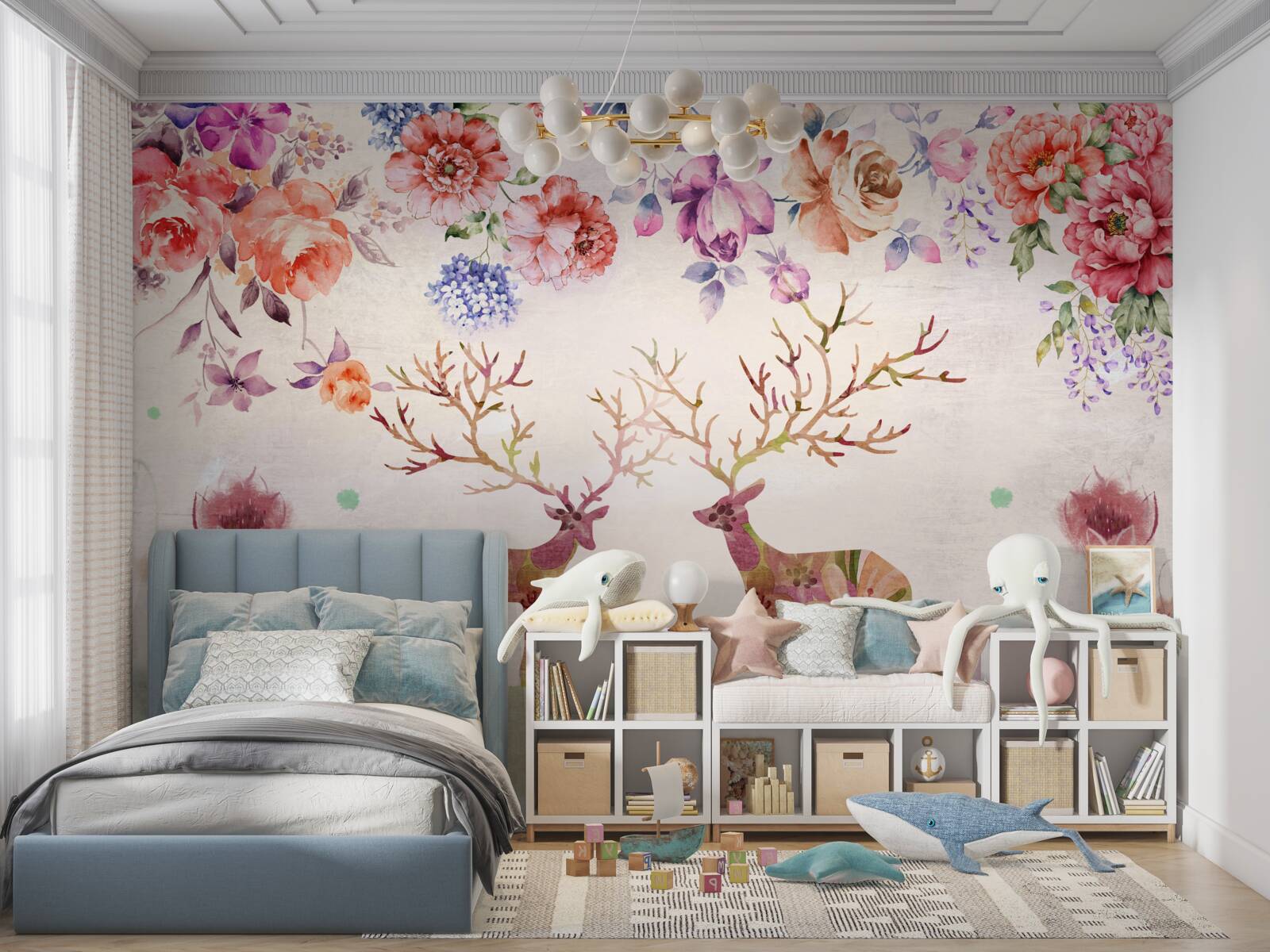 Fototapeta farebný jeleň