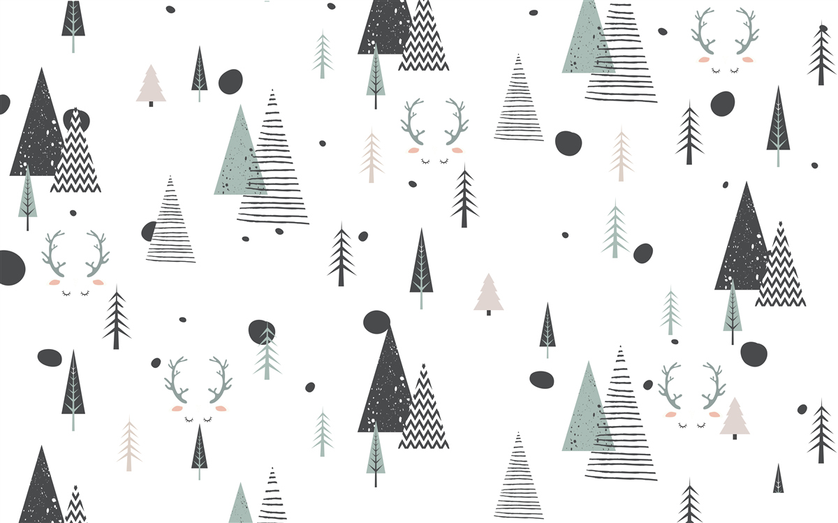 Fototapeta geometrický abstraktný les