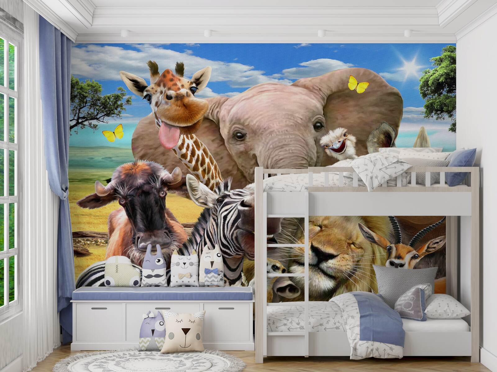 Fototapeta zvláštne selfie priateľských Afričanov