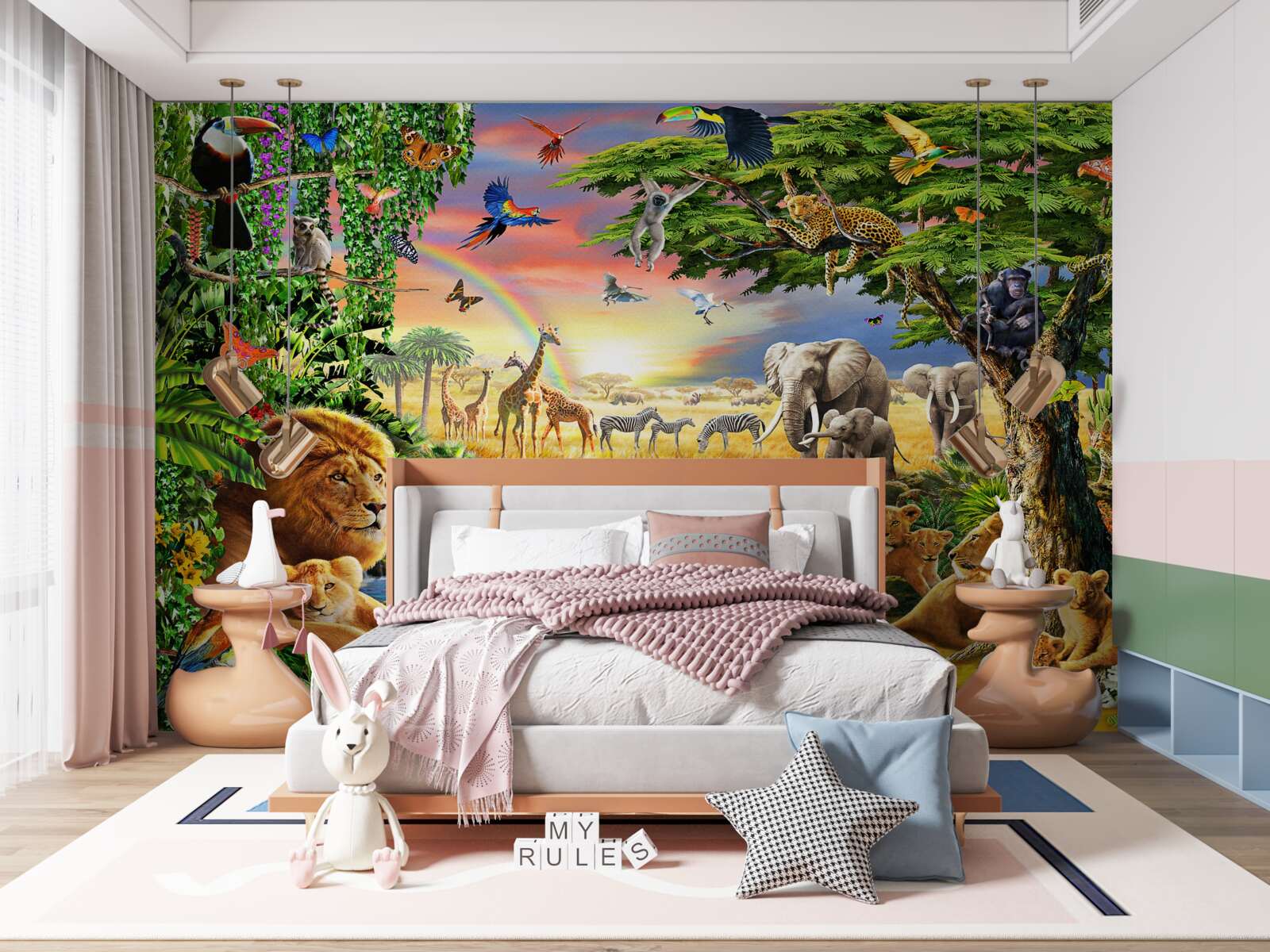 Fototapeta džungľa v knihe