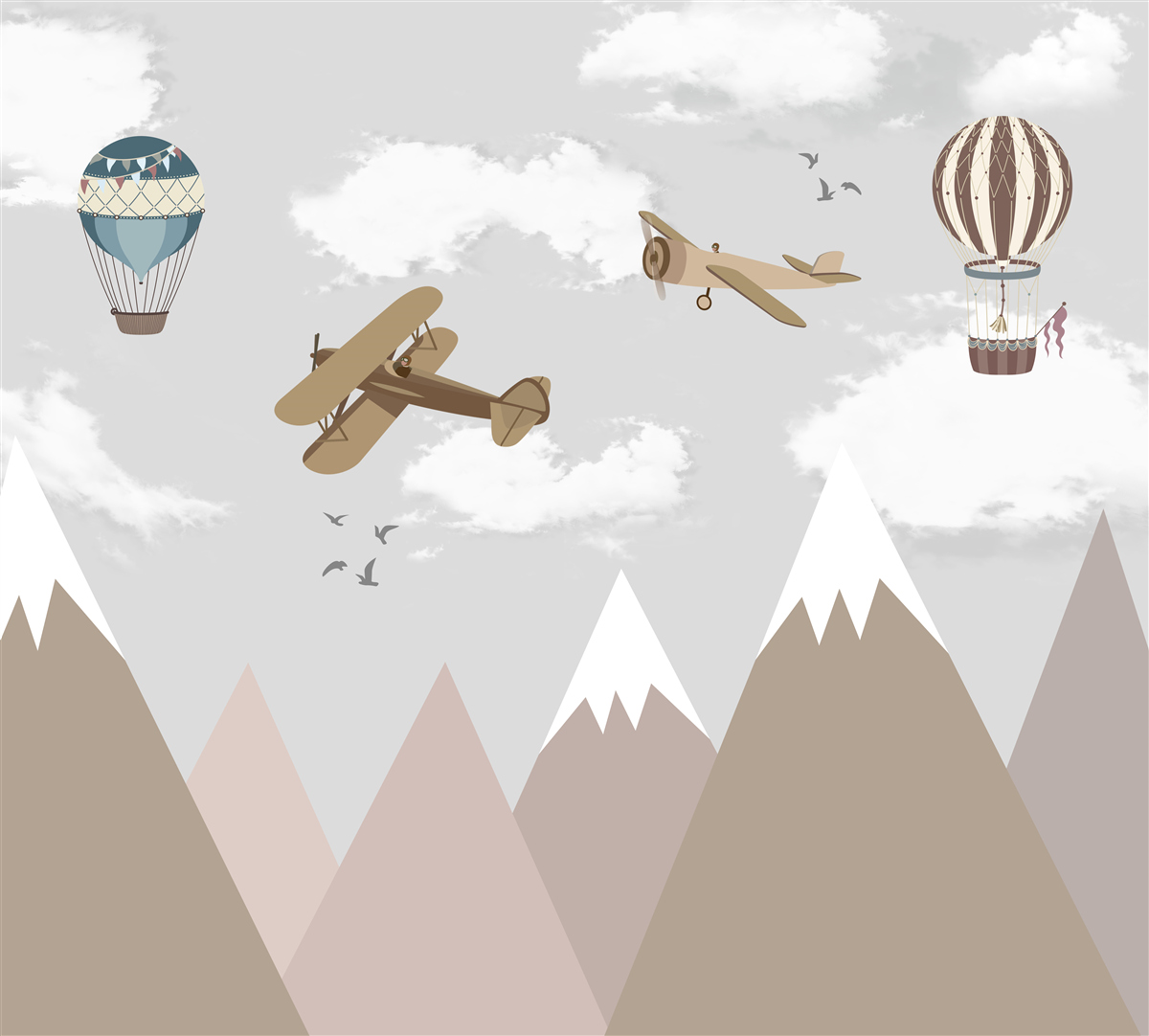 Fototapeta letectva a vrcholov