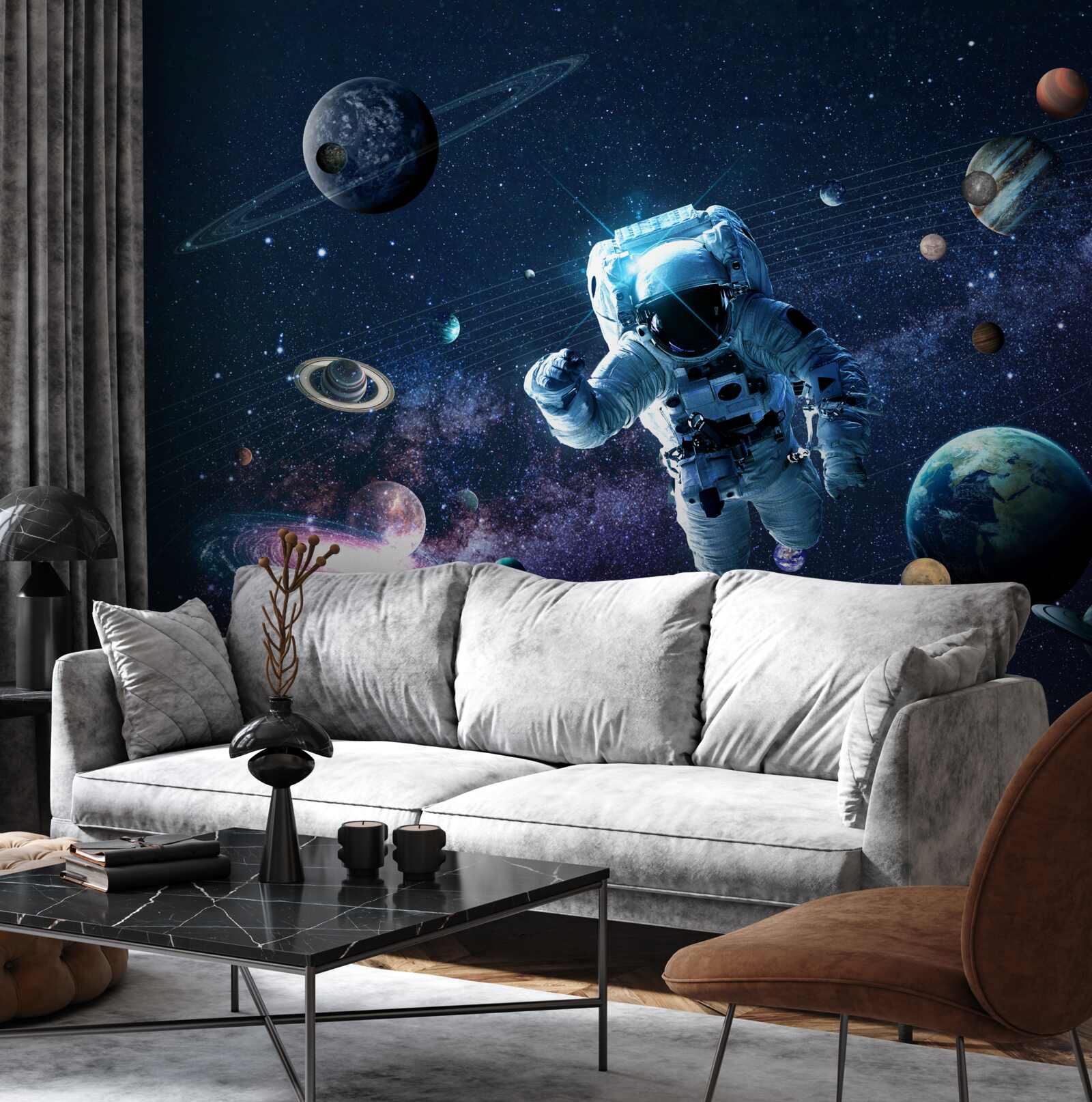 Fototapeta astronaut vo vesmíre